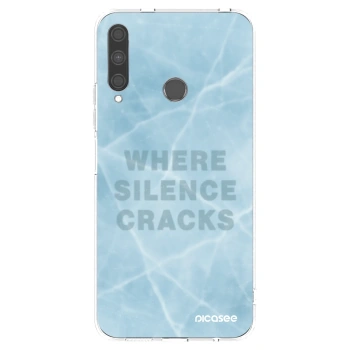 Picasee átlátszó szilikon tok az alábbi mobiltelefonokra Huawei P40 Lite E - SILENCE