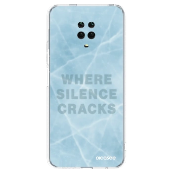 Picasee átlátszó szilikon tok az alábbi mobiltelefonokra Xiaomi Redmi Note 9 Pro - SILENCE