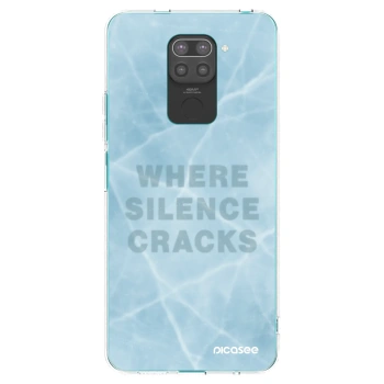 Picasee fekete szilikon tok az alábbi mobiltelefonokra Xiaomi Redmi Note 9 - SILENCE