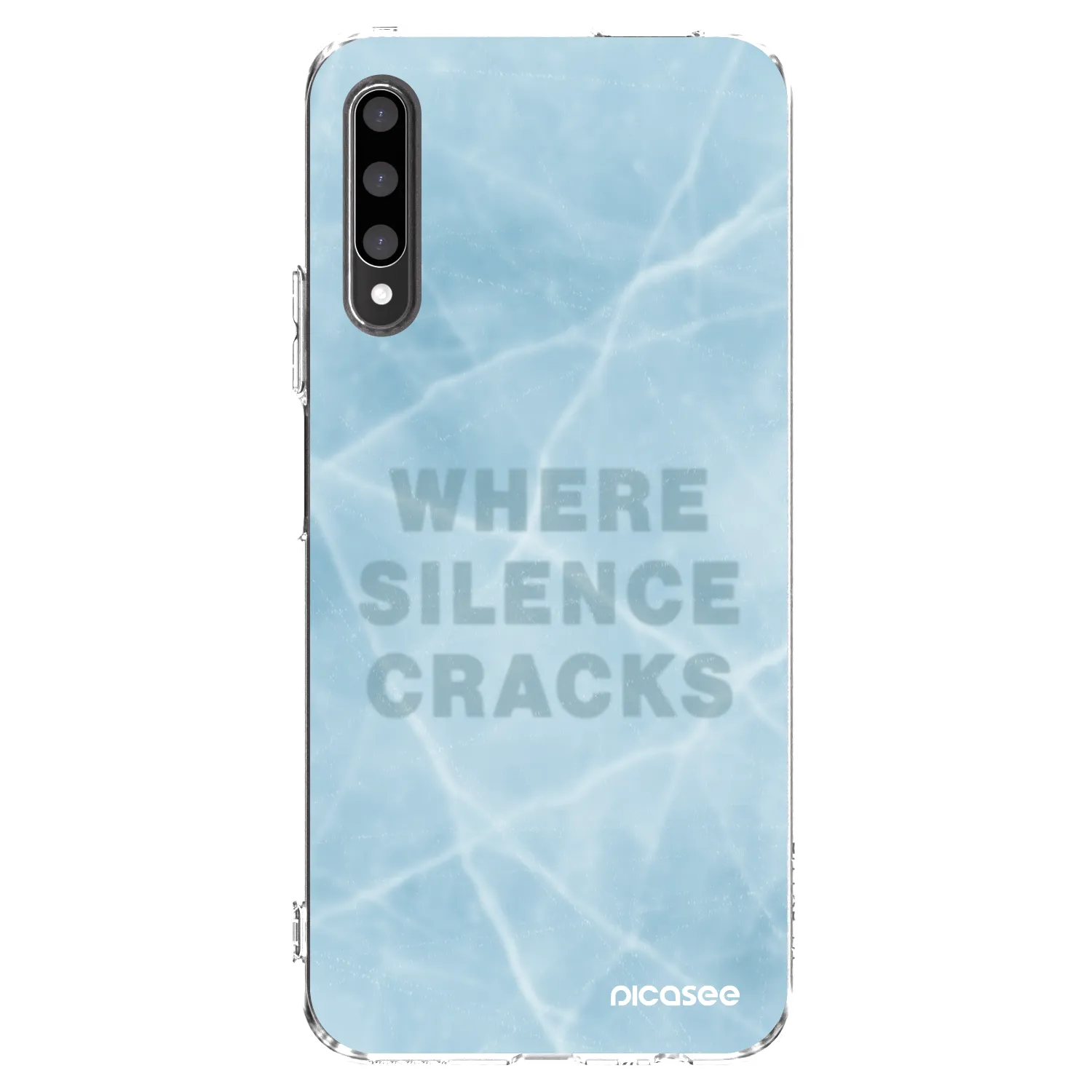 Picasee átlátszó szilikon tok az alábbi mobiltelefonokra Honor 9X Pro - SILENCE