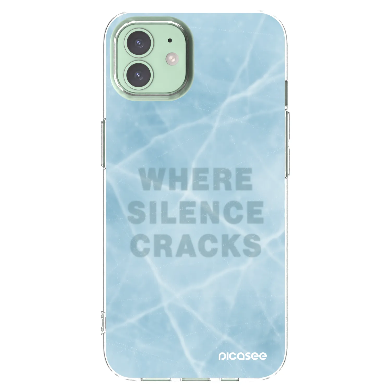 Picasee átlátszó szilikon tok az alábbi mobiltelefonokra Apple iPhone 12 - SILENCE