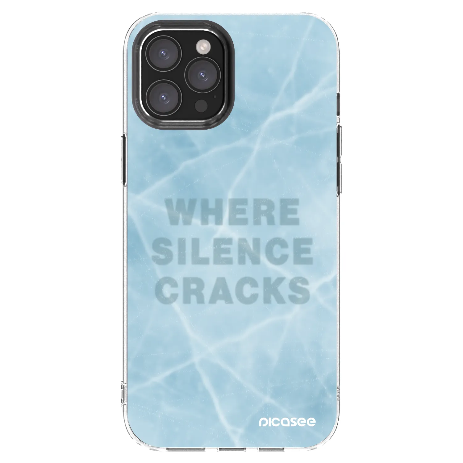 Picasee átlátszó szilikon tok az alábbi mobiltelefonokra Apple iPhone 12 Pro Max - SILENCE