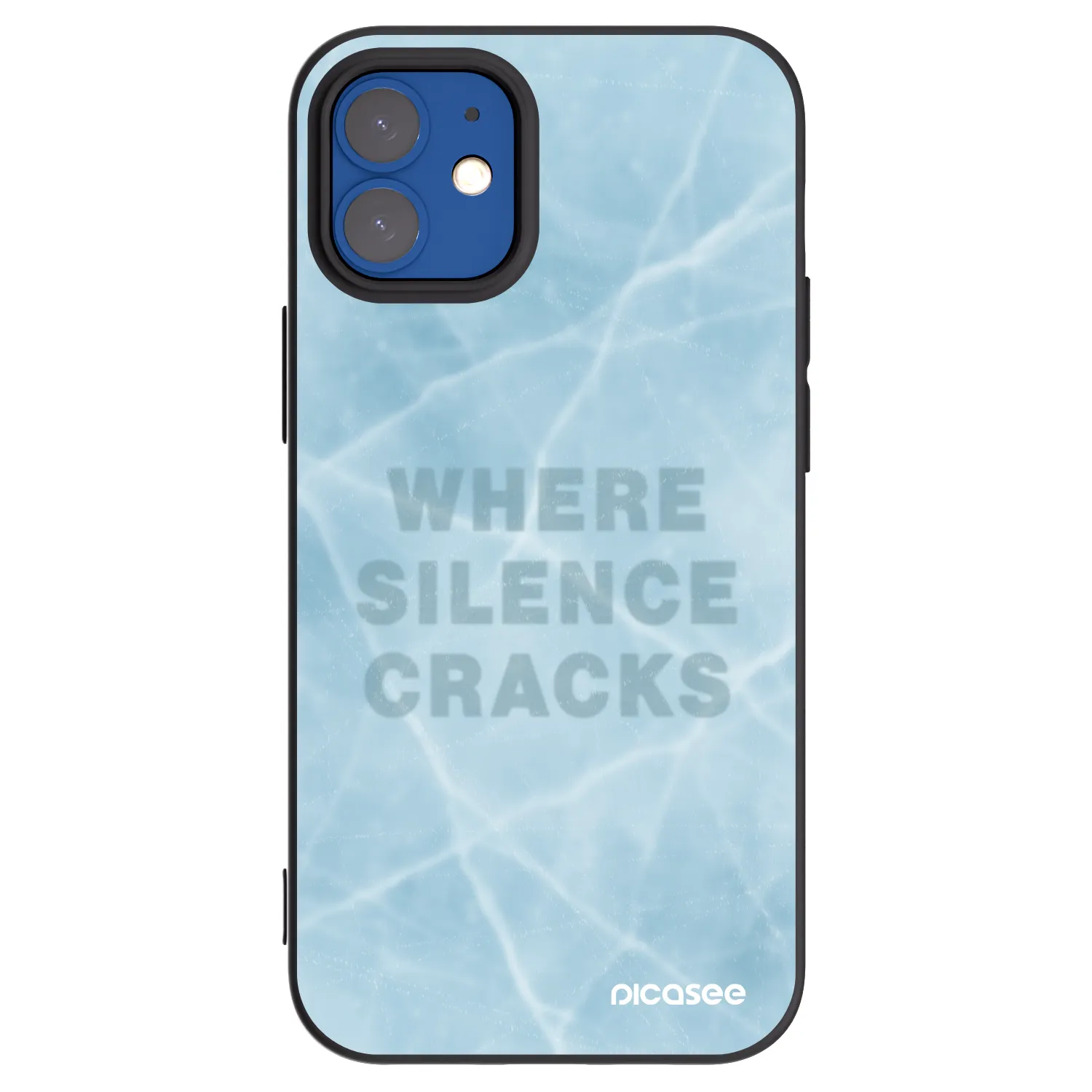 Picasee fekete szilikon tok az alábbi mobiltelefonokra Apple iPhone 12 mini - SILENCE