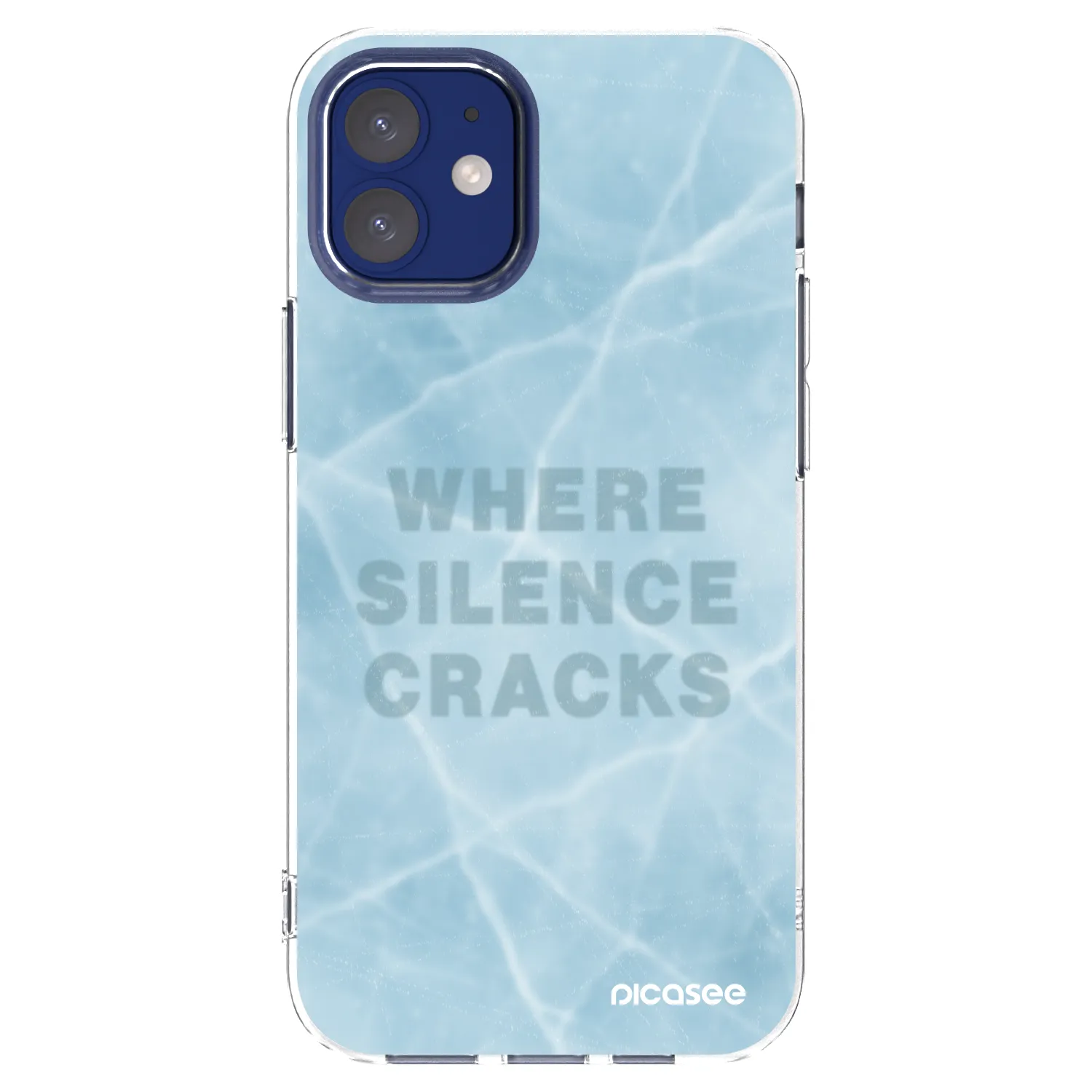 Picasee átlátszó szilikon tok az alábbi mobiltelefonokra Apple iPhone 12 mini - SILENCE