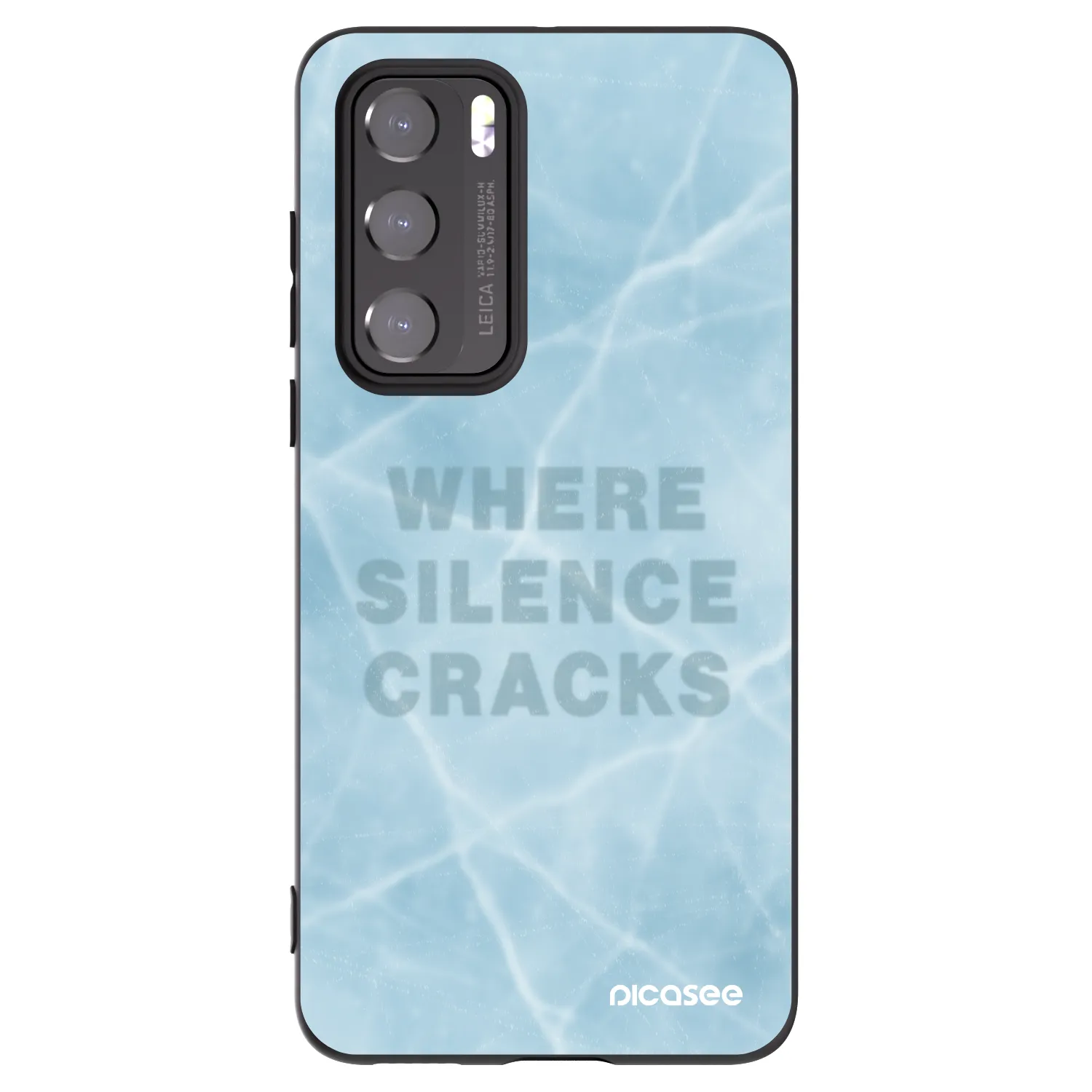 Picasee fekete szilikon tok az alábbi mobiltelefonokra Huawei P40 - SILENCE