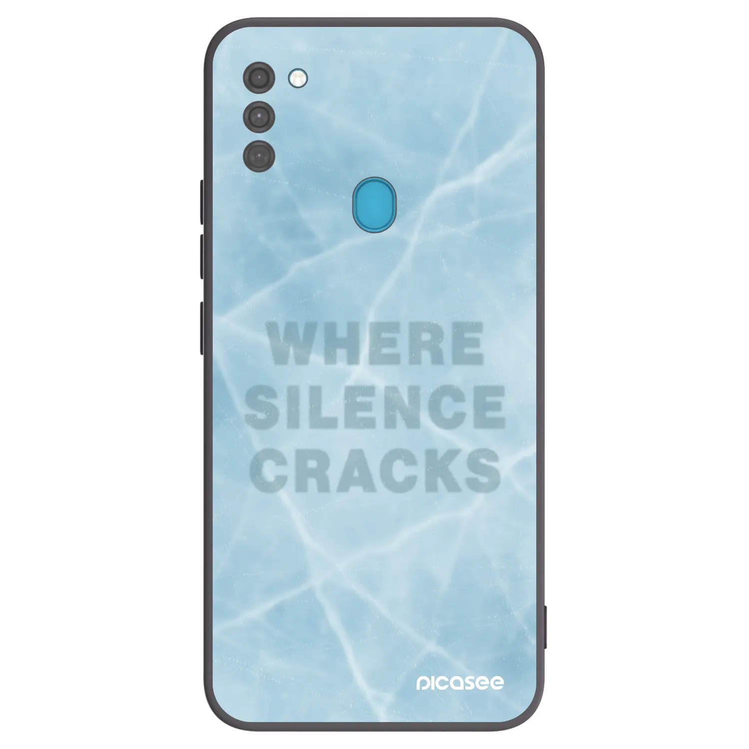 Picasee fekete szilikon tok az alábbi mobiltelefonokra Samsung Galaxy M11 - SILENCE