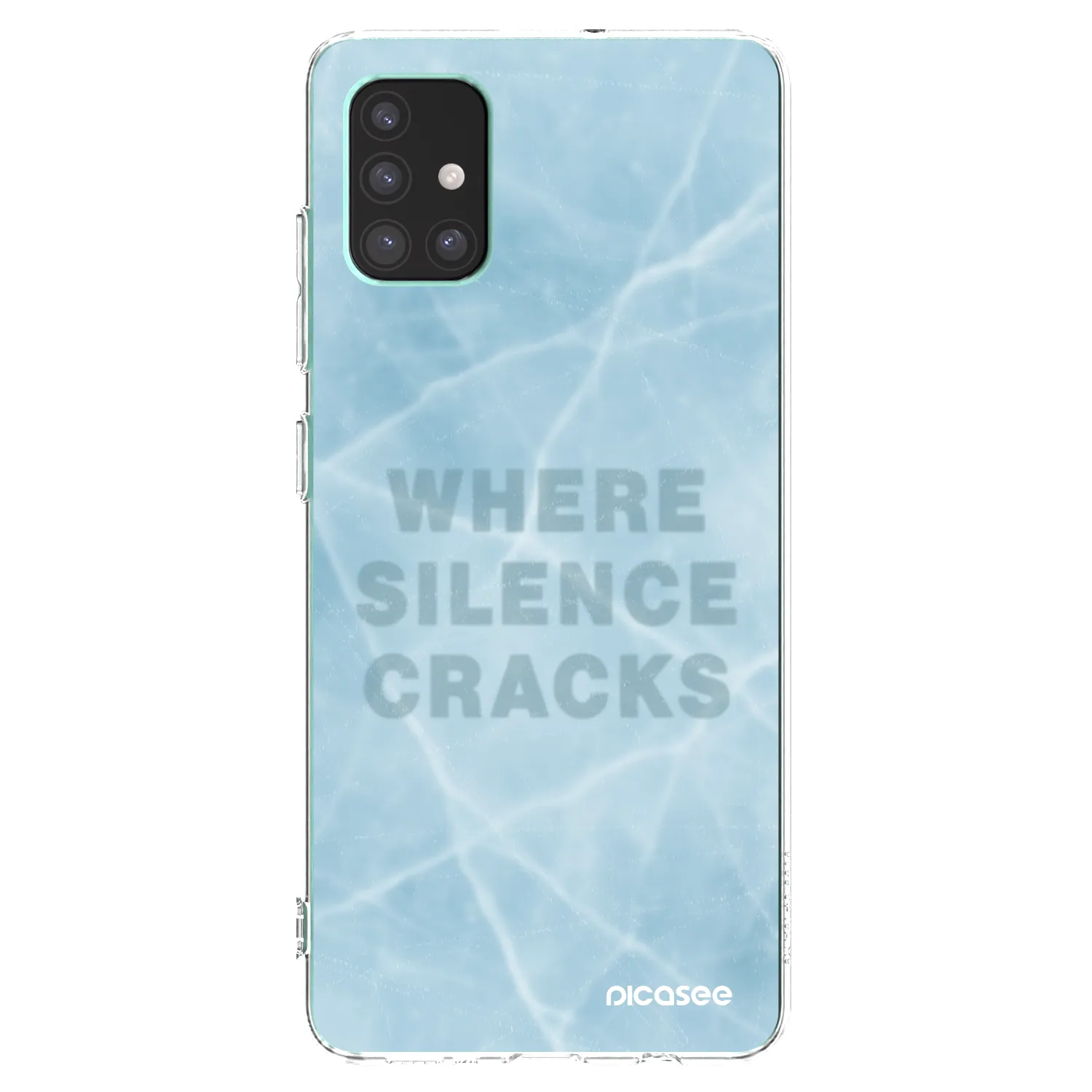 Picasee átlátszó szilikon tok az alábbi mobiltelefonokra Samsung Galaxy M51 M515F - SILENCE