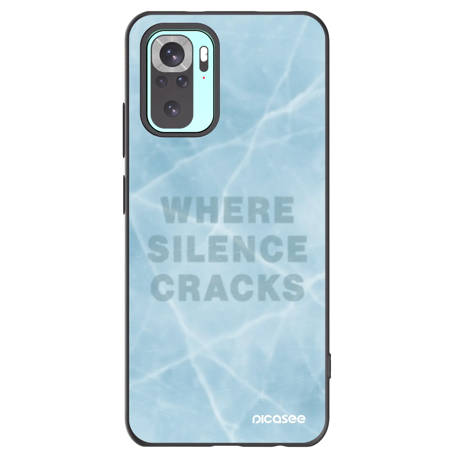 Picasee fekete szilikon tok az alábbi mobiltelefonokra Xiaomi Redmi Note 10 Pro - SILENCE