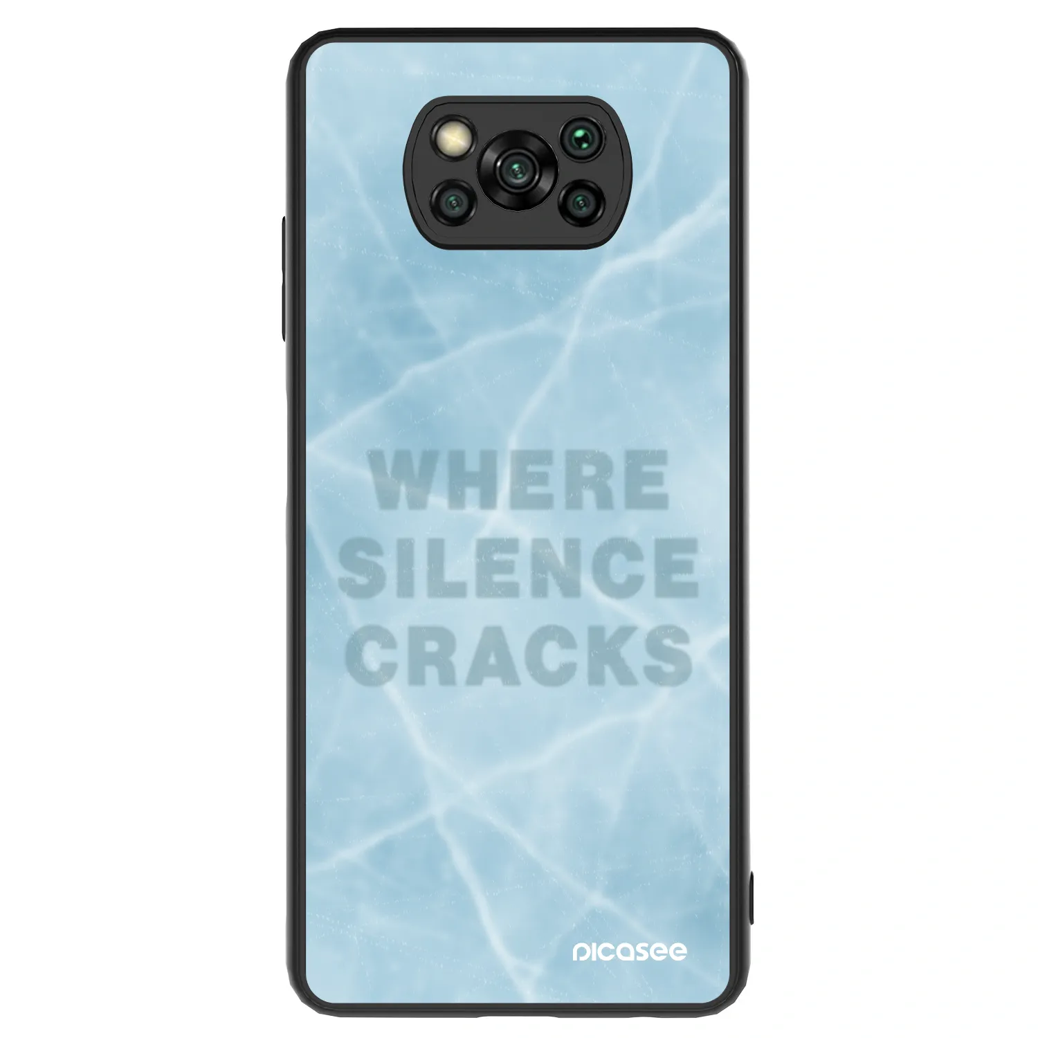 Picasee ULTIMATE CASE Xiaomi Poco X3 - készülékre - SILENCE