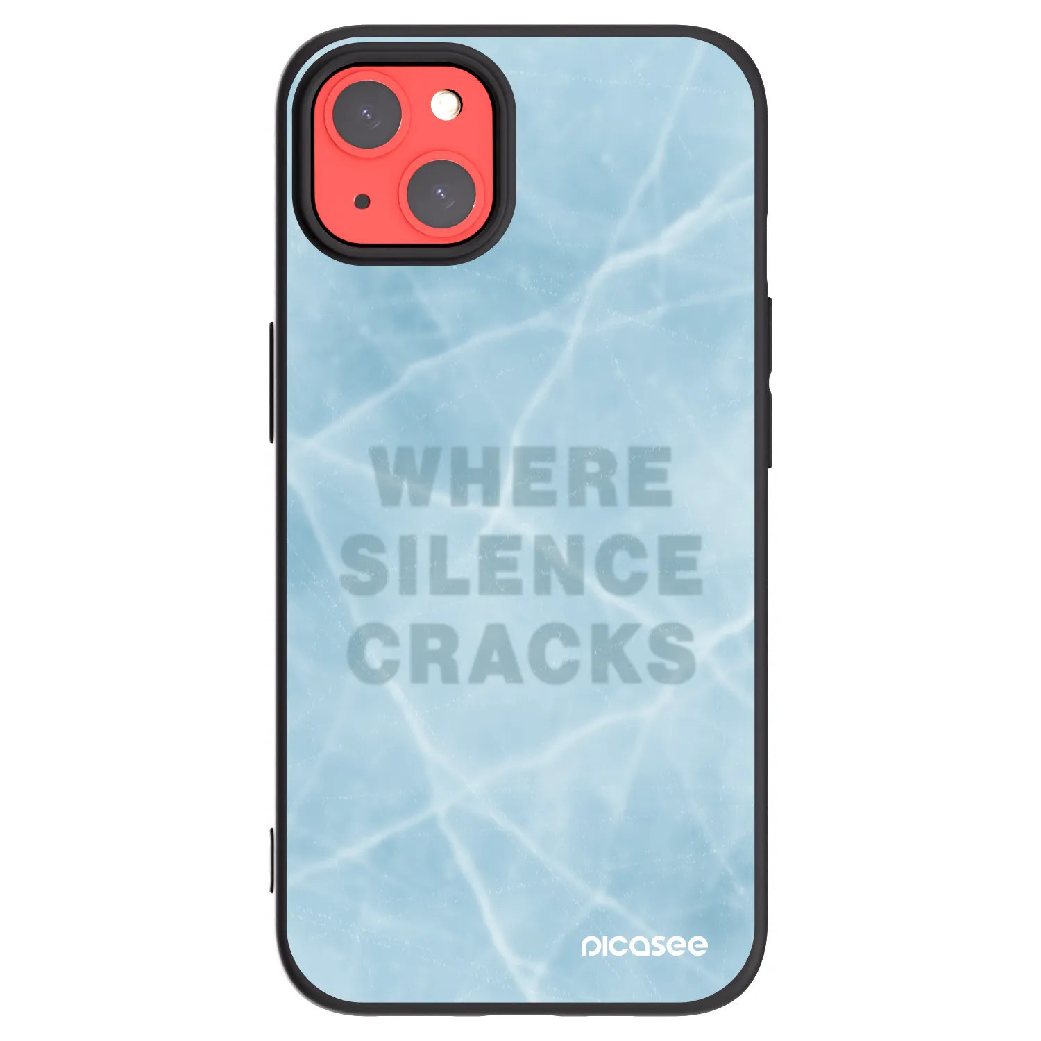 Picasee fekete szilikon tok az alábbi mobiltelefonokra Apple iPhone 13 - SILENCE