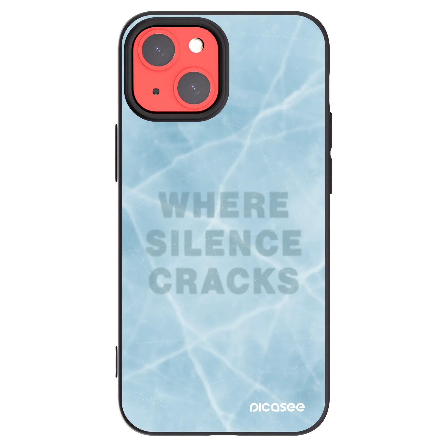 Picasee fekete szilikon tok az alábbi mobiltelefonokra Apple iPhone 13 mini - SILENCE
