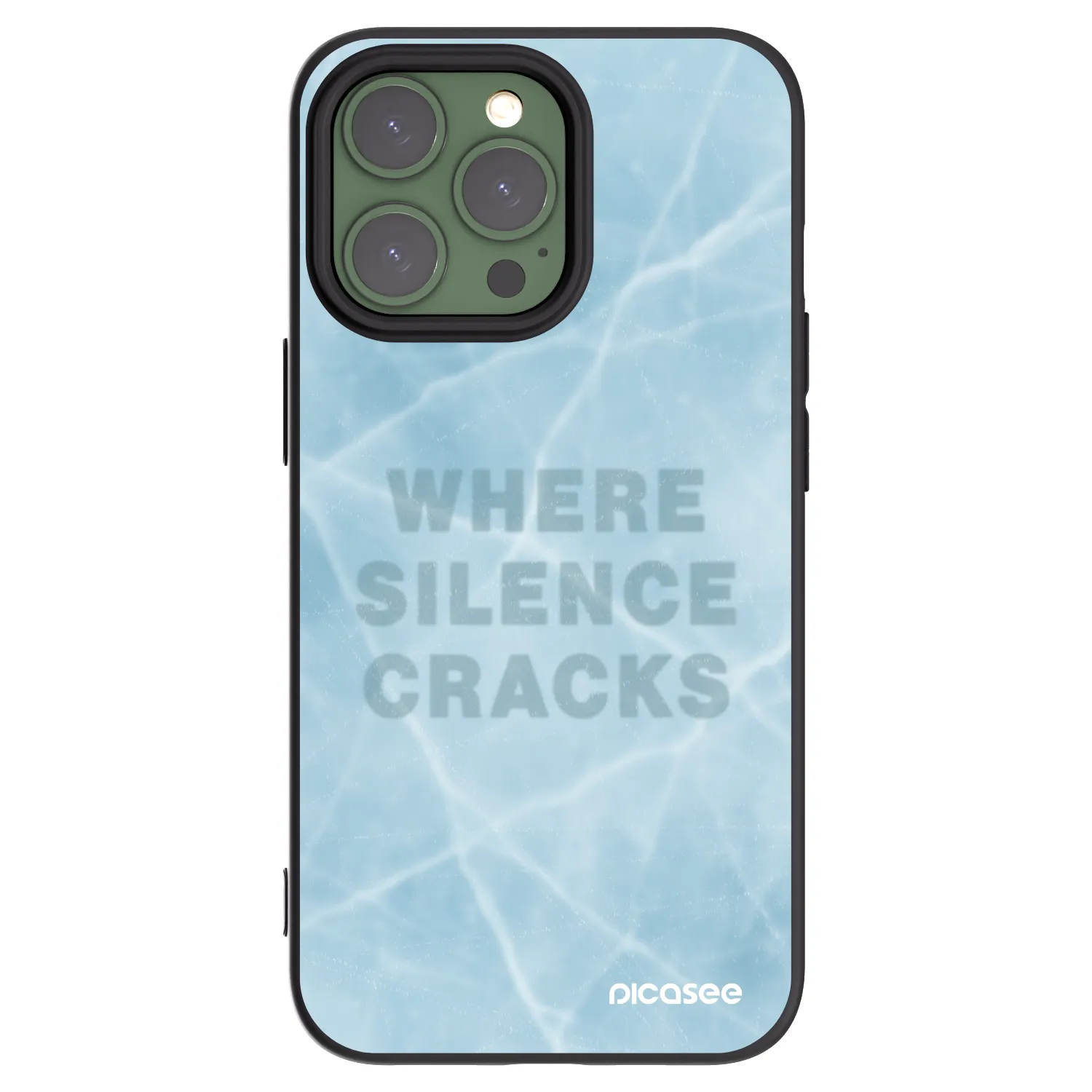 Picasee fekete szilikon tok az alábbi mobiltelefonokra Apple iPhone 13 Pro - SILENCE
