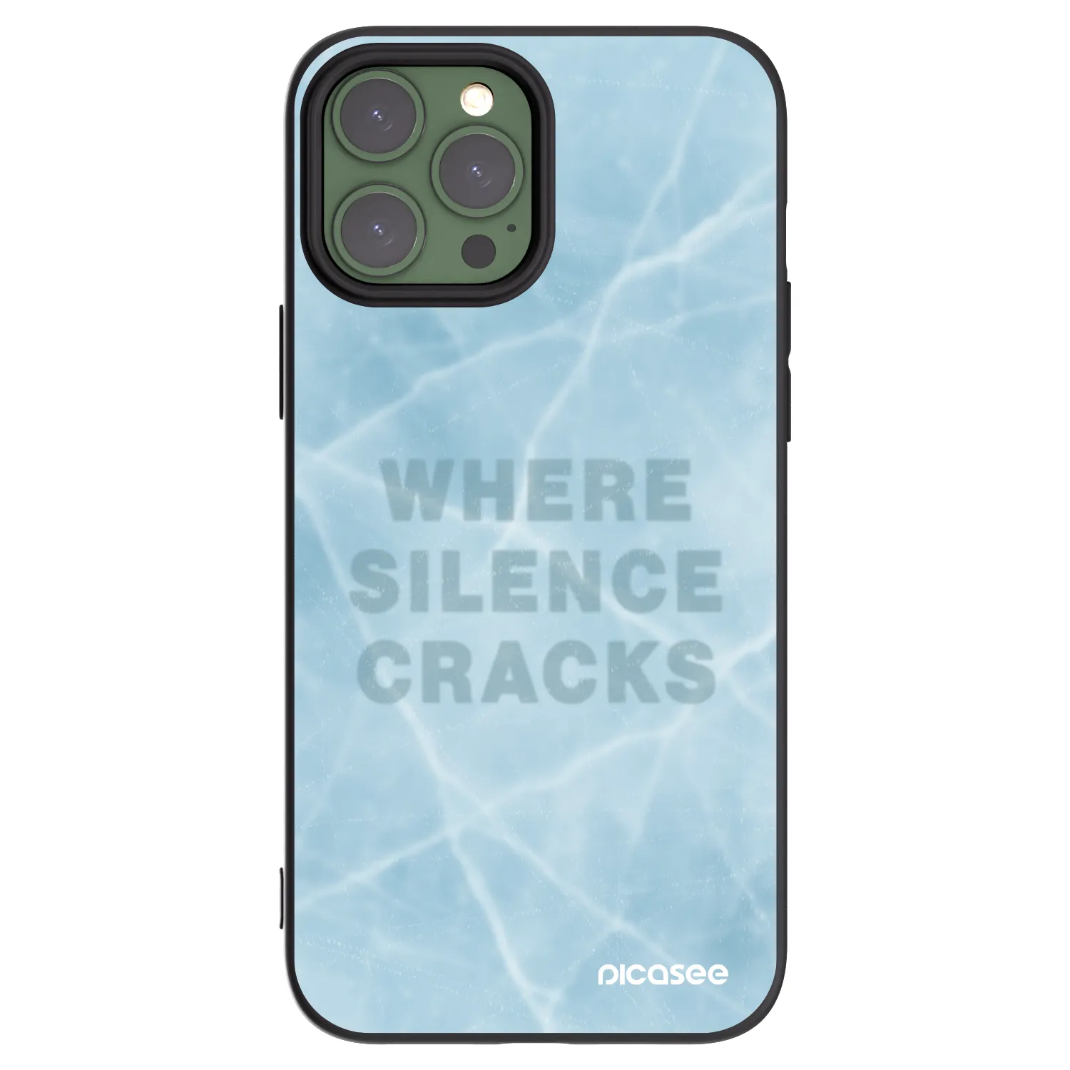 Picasee fekete szilikon tok az alábbi mobiltelefonokra Apple iPhone 13 Pro Max - SILENCE