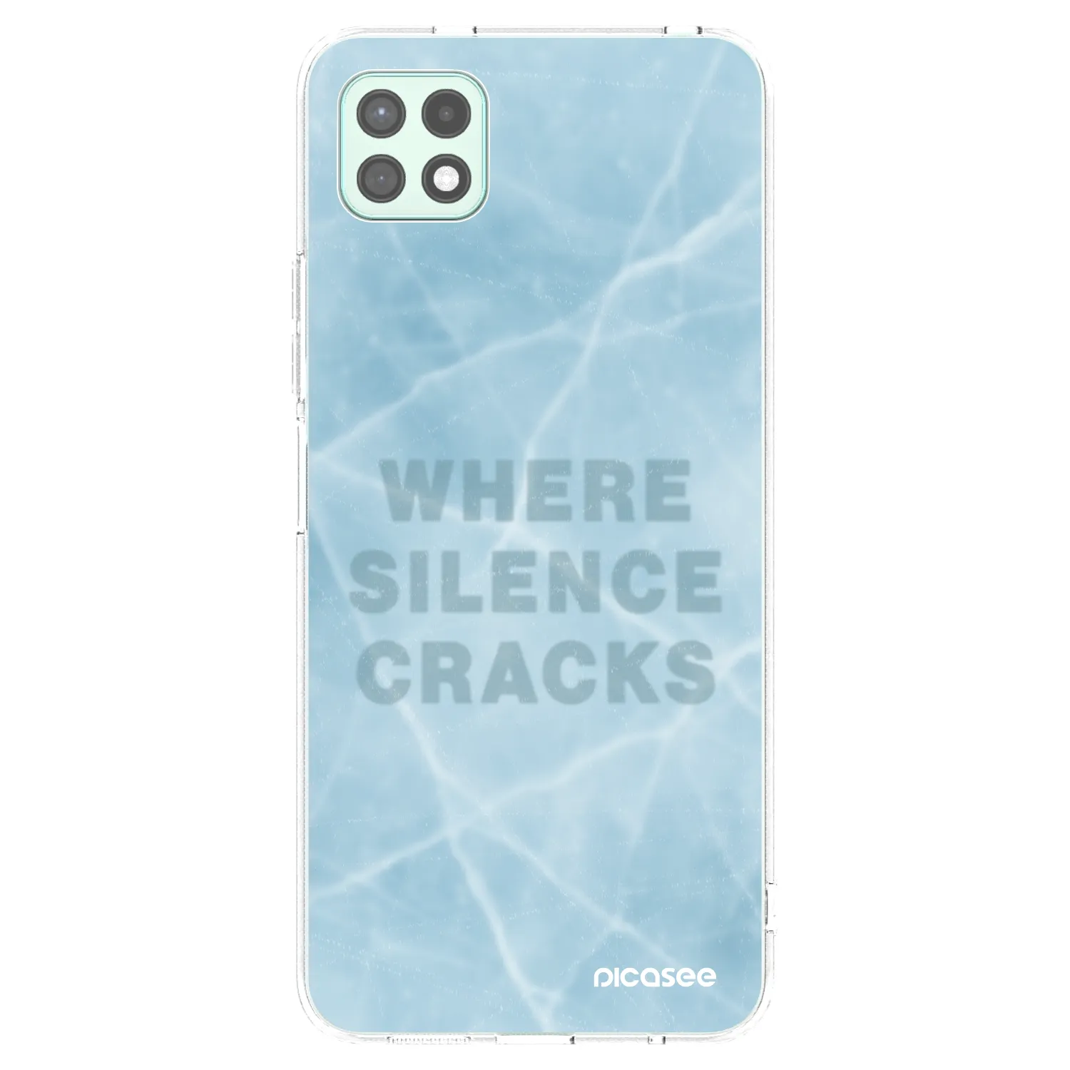 Picasee átlátszó szilikon tok az alábbi mobiltelefonokra Samsung Galaxy A22 A226B 5G - SILENCE