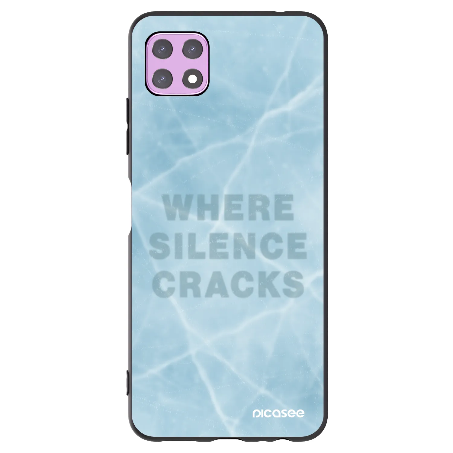 Picasee fekete szilikon tok az alábbi mobiltelefonokra Samsung Galaxy A22 A226B 5G - SILENCE