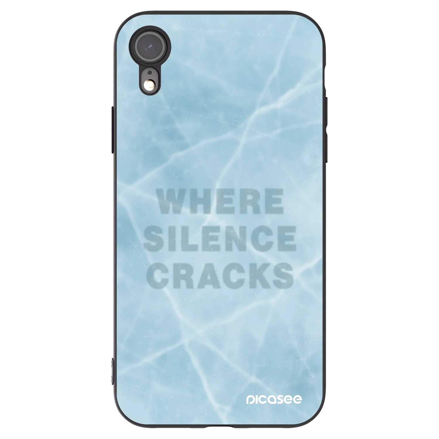 Picasee fekete szilikon tok az alábbi mobiltelefonokra Apple iPhone XR - SILENCE