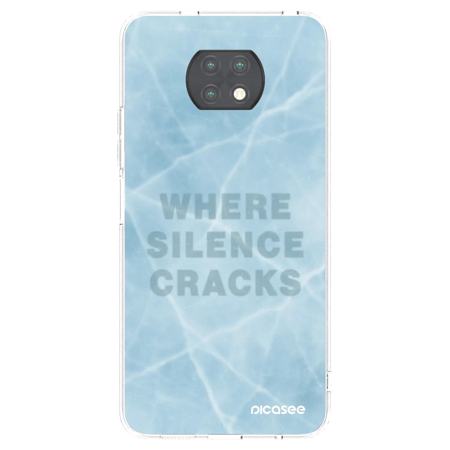 Picasee átlátszó szilikon tok az alábbi mobiltelefonokra Xiaomi Redmi Note 9T - SILENCE