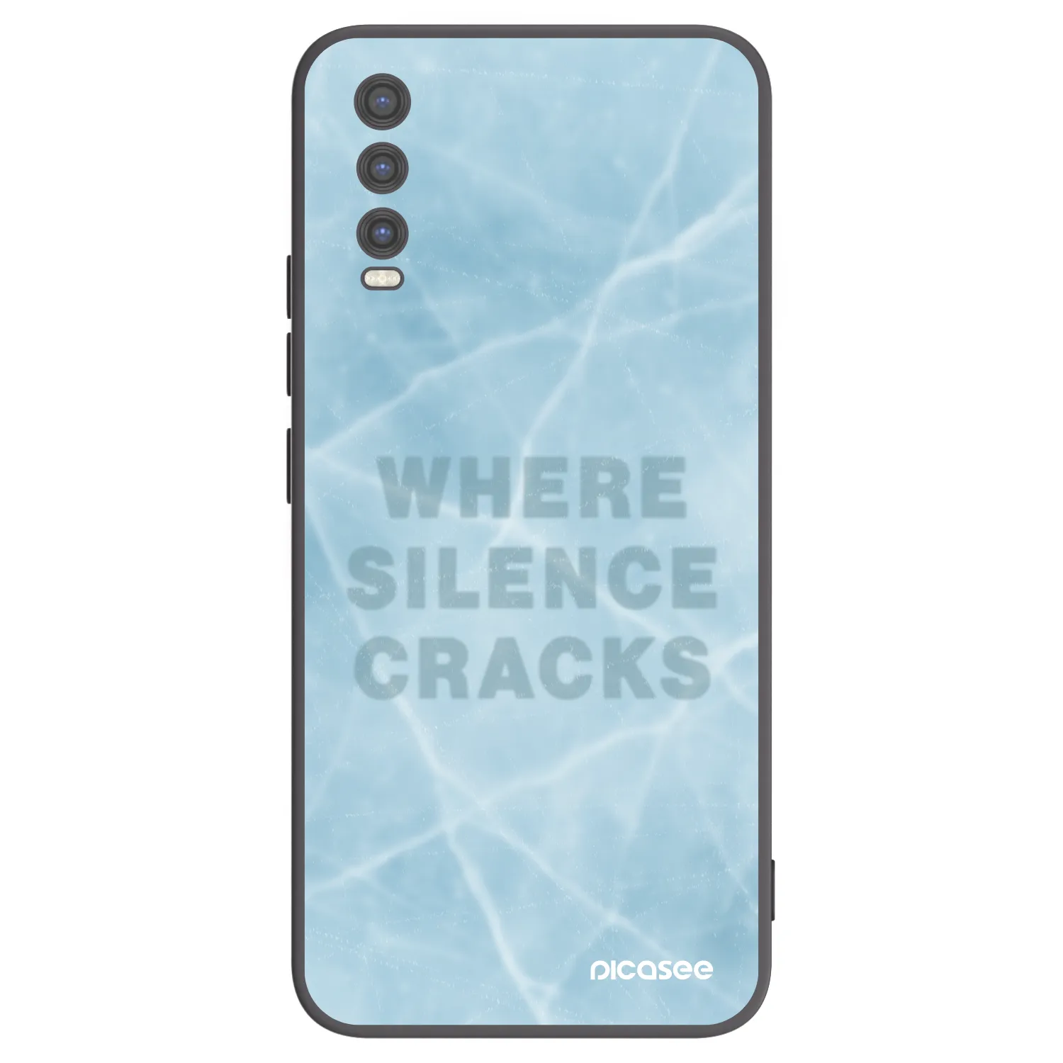 Picasee fekete szilikon tok az alábbi mobiltelefonokra Vivo Y20s - SILENCE