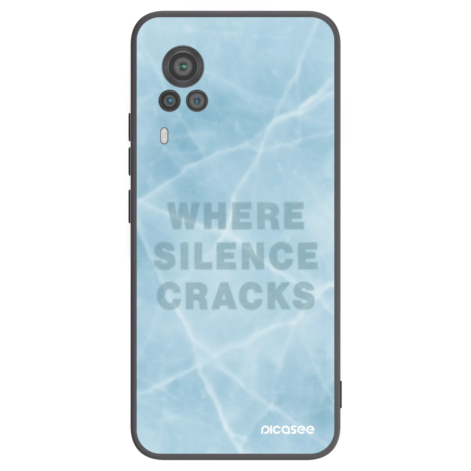 Picasee fekete szilikon tok az alábbi mobiltelefonokra Vivo X60 Pro 5G - SILENCE