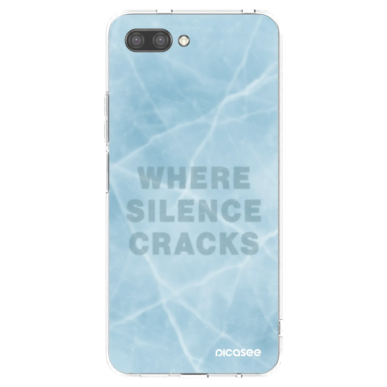 Picasee átlátszó szilikon tok az alábbi mobiltelefonokra Honor 10 - SILENCE
