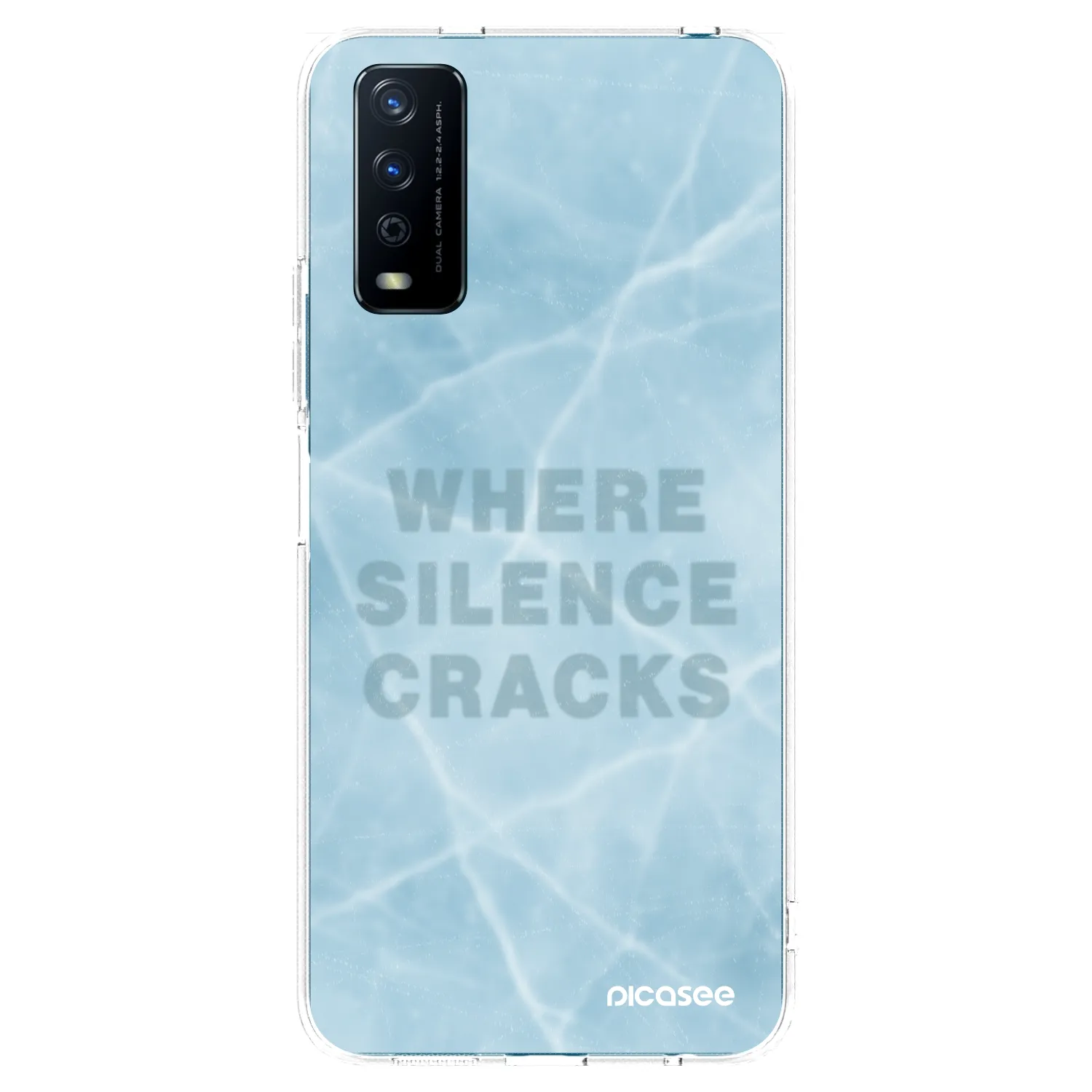 Picasee átlátszó szilikon tok az alábbi mobiltelefonokra Vivo Y11s - SILENCE