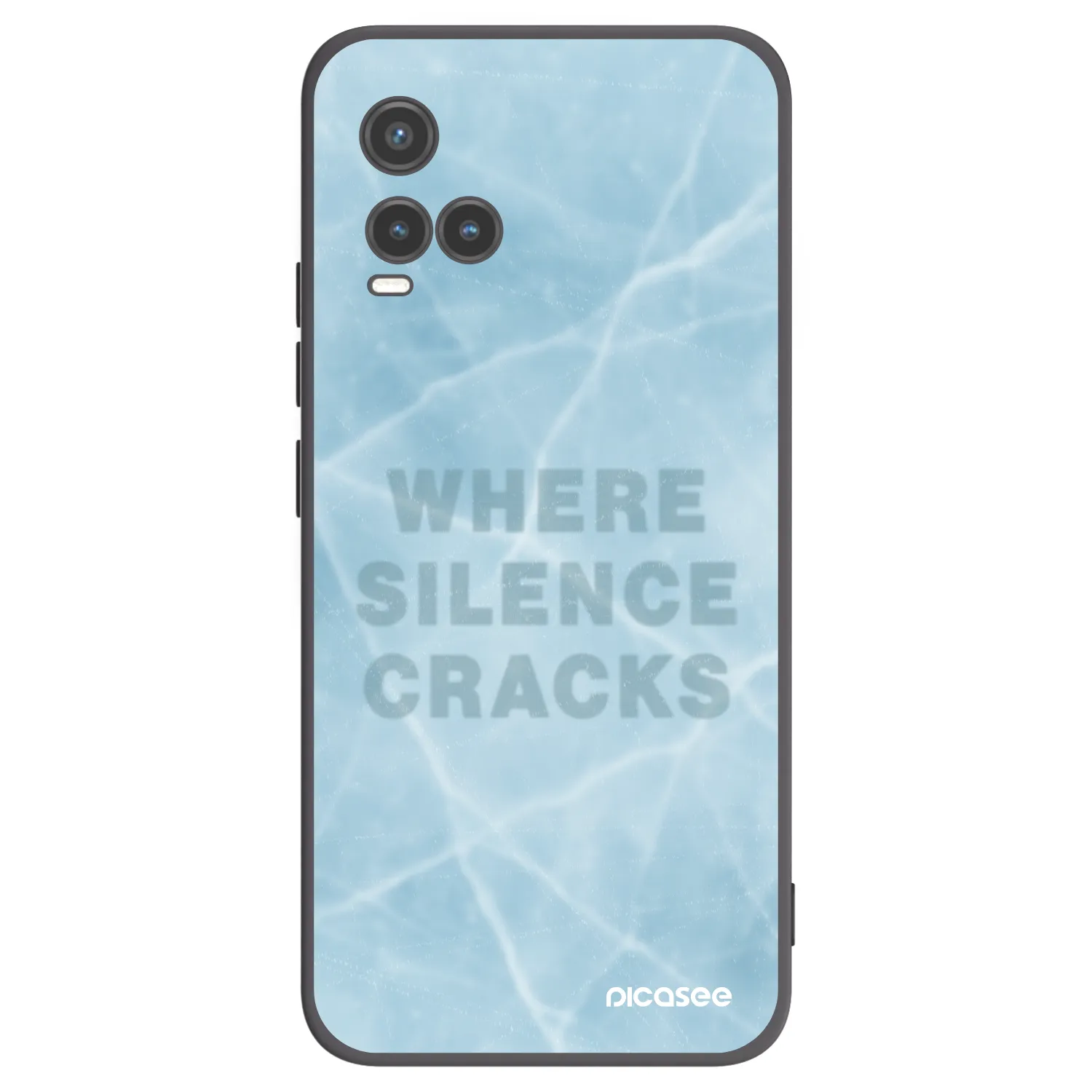 Picasee fekete szilikon tok az alábbi mobiltelefonokra Vivo Y33s - SILENCE