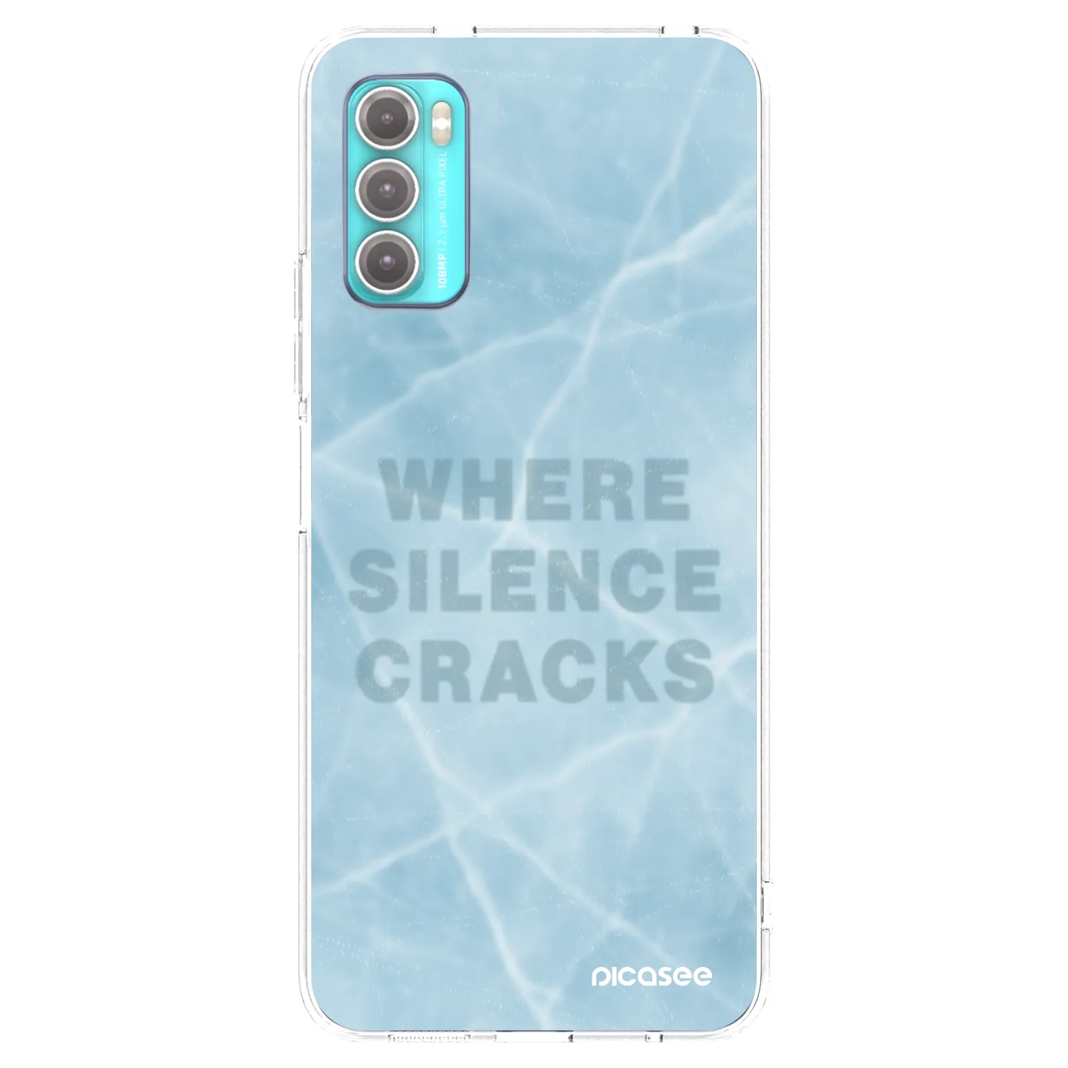 Picasee átlátszó szilikon tok az alábbi mobiltelefonokra Motorola Moto G60 - SILENCE
