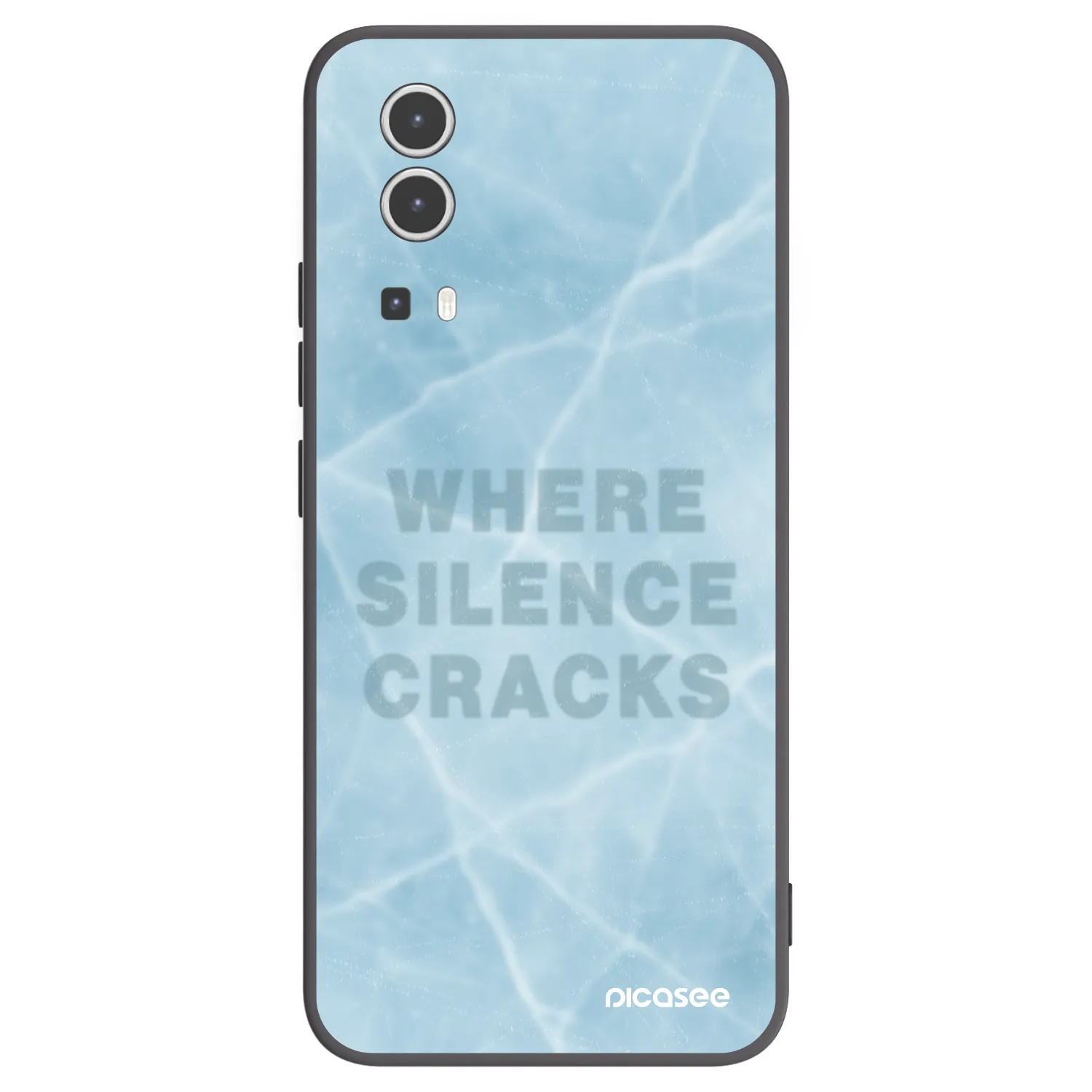 Picasee fekete szilikon tok az alábbi mobiltelefonokra Vivo Y72 5G - SILENCE