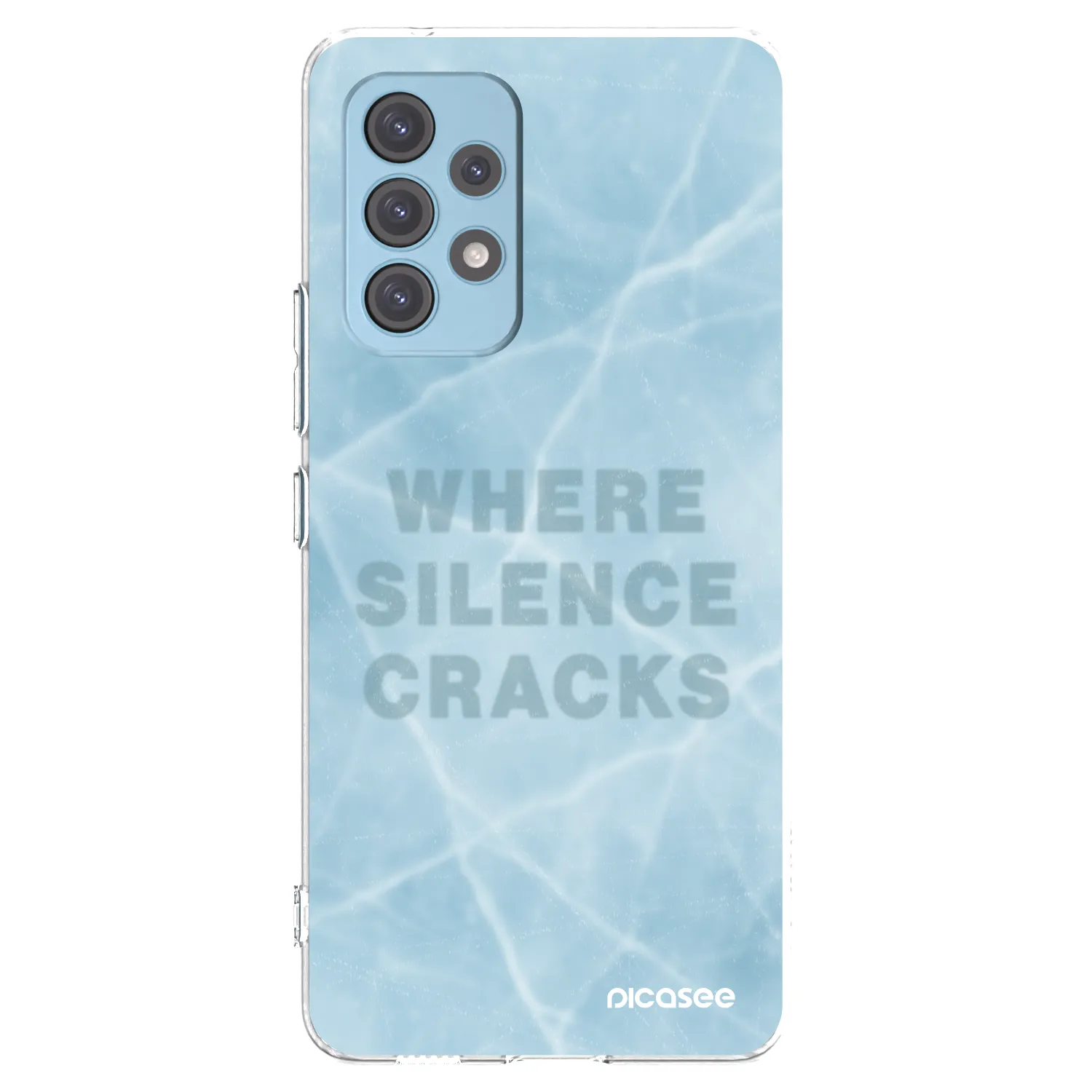 Picasee átlátszó szilikon tok az alábbi mobiltelefonokra Samsung Galaxy A53 5G A536 - SILENCE