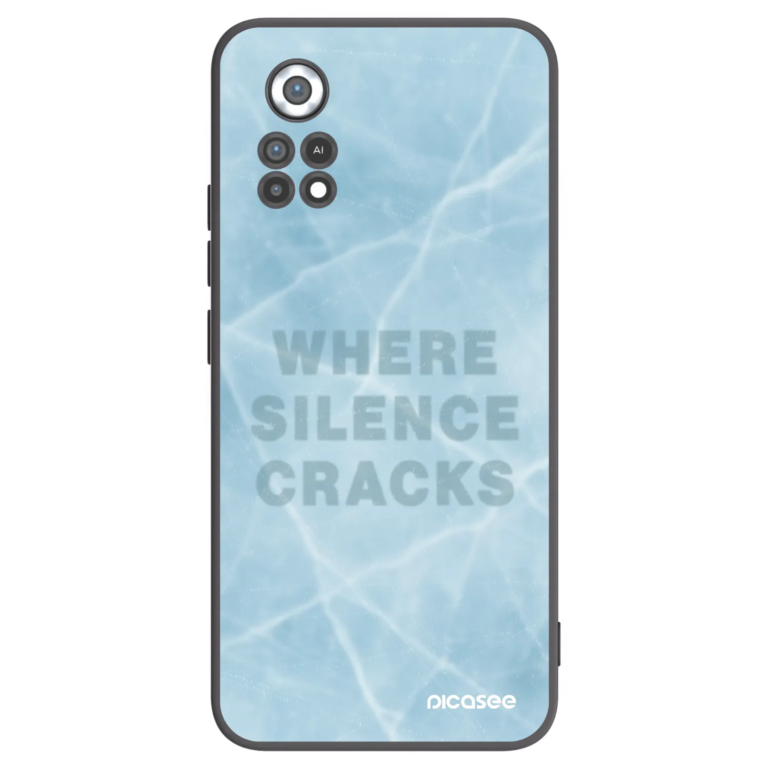 Picasee fekete szilikon tok az alábbi mobiltelefonokra Xiaomi Poco X4 Pro 5G - SILENCE