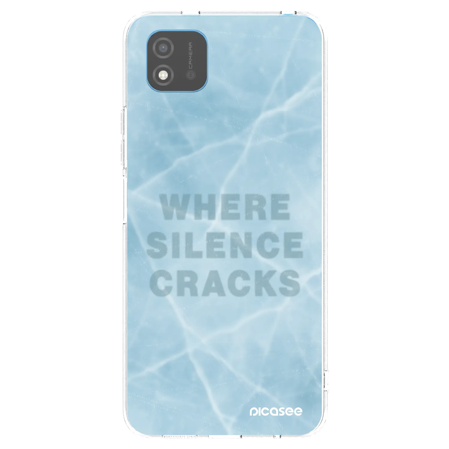 Picasee átlátszó szilikon tok az alábbi mobiltelefonokra Realme C11 (2021) - SILENCE