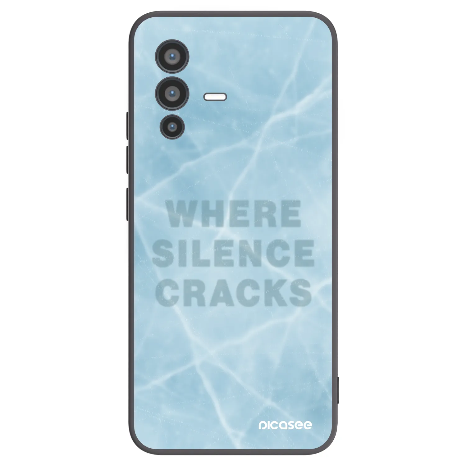 Picasee fekete szilikon tok az alábbi mobiltelefonokra Vivo V23 5G - SILENCE