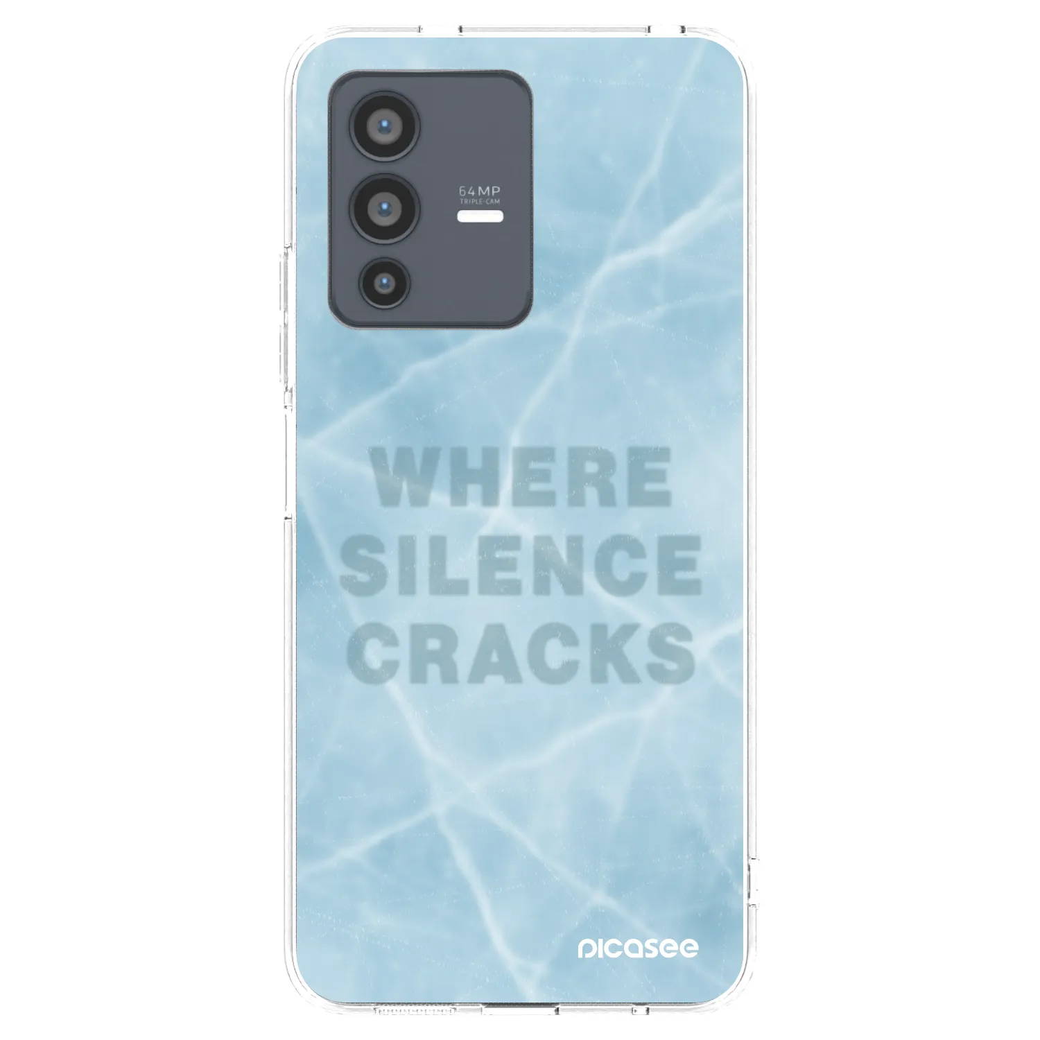Picasee átlátszó szilikon tok az alábbi mobiltelefonokra Vivo V23 5G - SILENCE