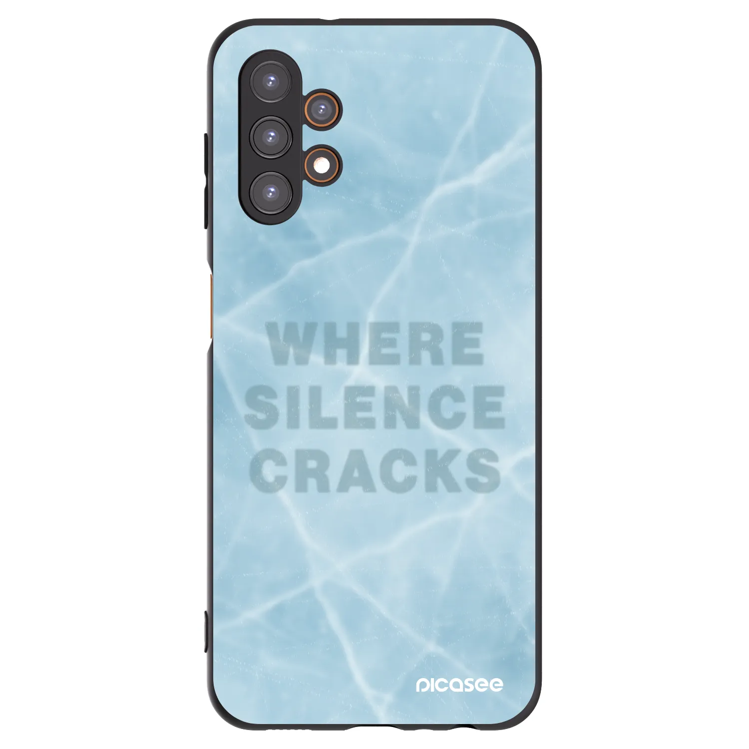 Picasee fekete szilikon tok az alábbi mobiltelefonokra Samsung Galaxy A13 4G A135 - SILENCE