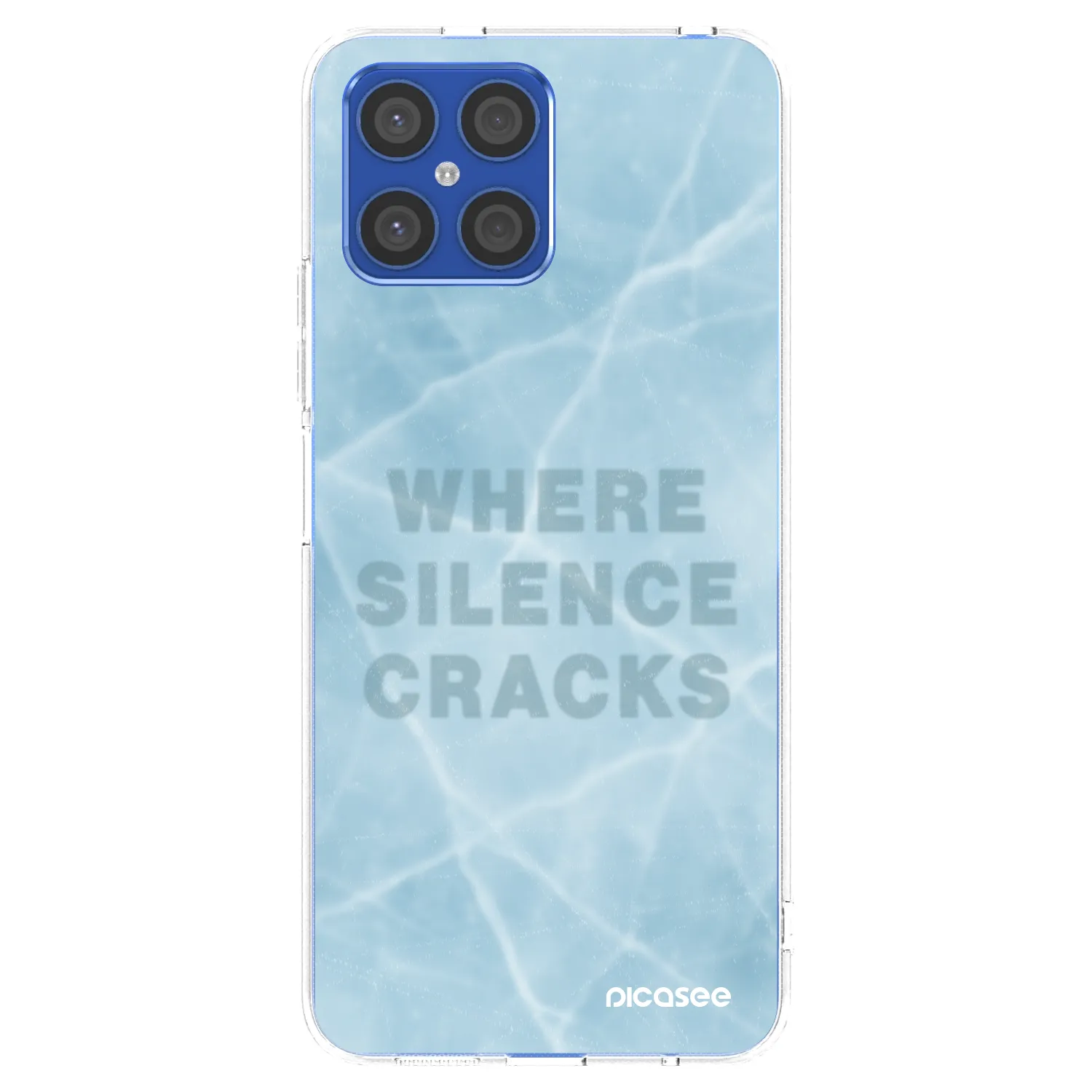 Picasee átlátszó szilikon tok az alábbi mobiltelefonokra Honor X8 4G - SILENCE