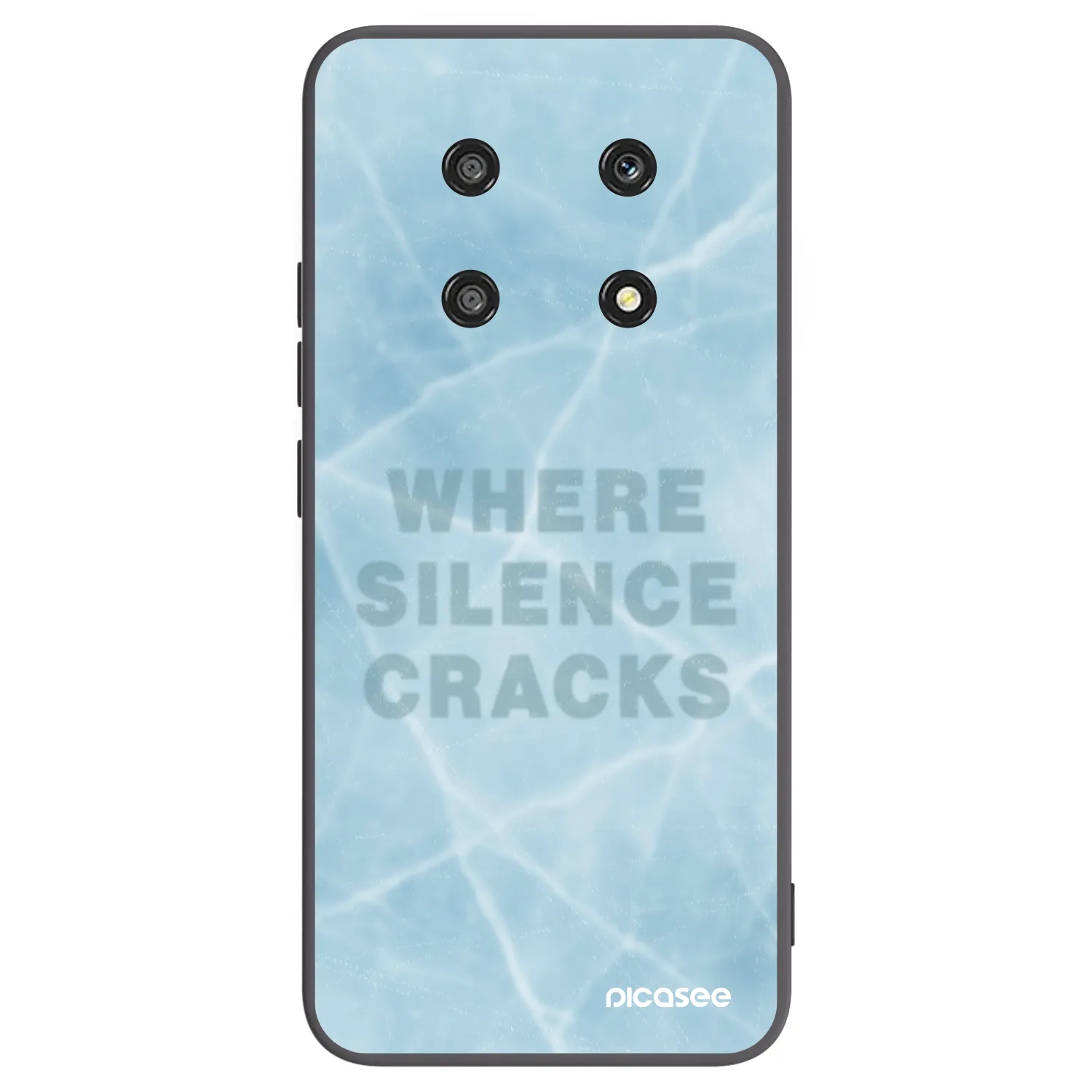 Picasee fekete szilikon tok az alábbi mobiltelefonokra Honor Magic4 Lite 5G - SILENCE