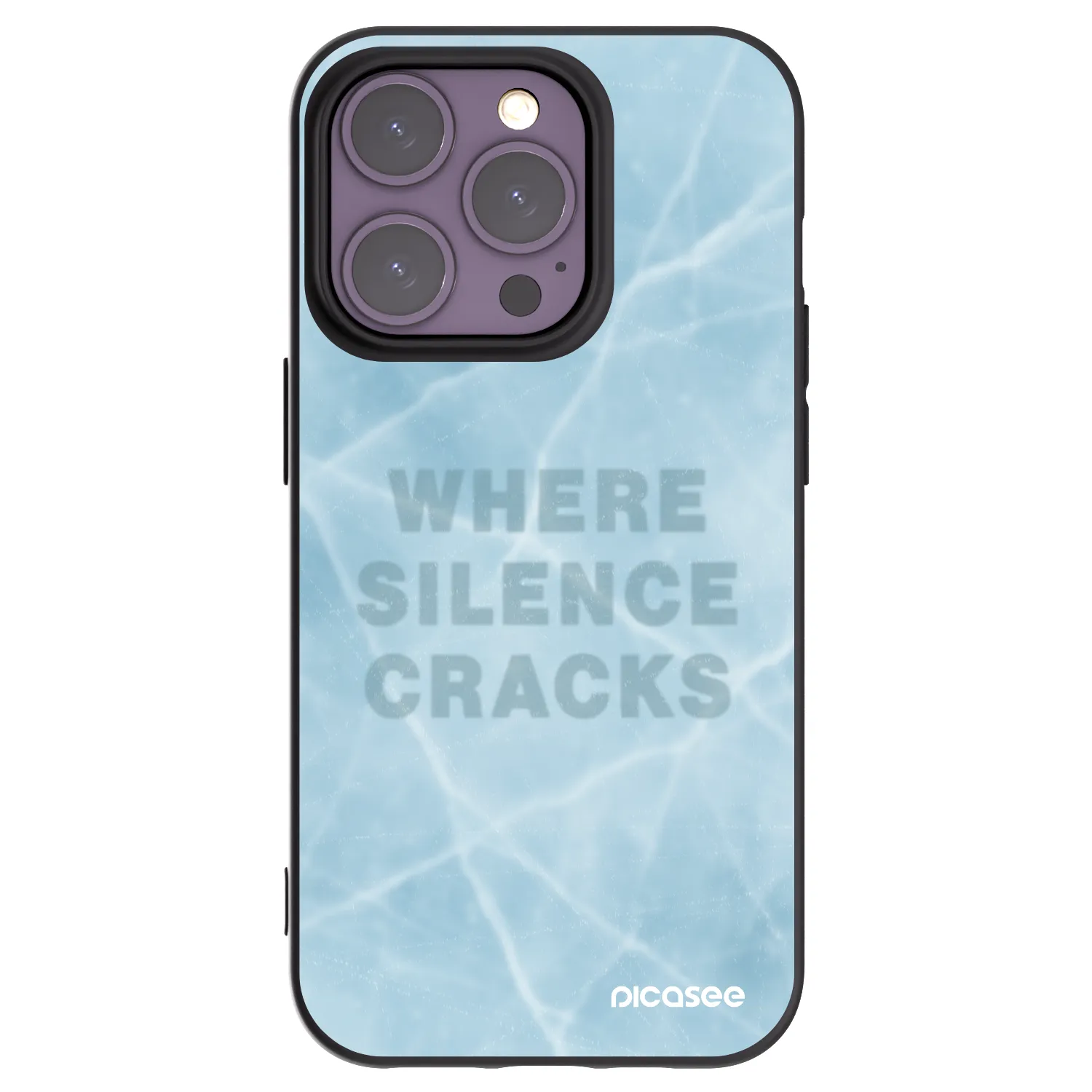 Picasee fekete szilikon tok az alábbi mobiltelefonokra Apple iPhone 14 Pro - SILENCE