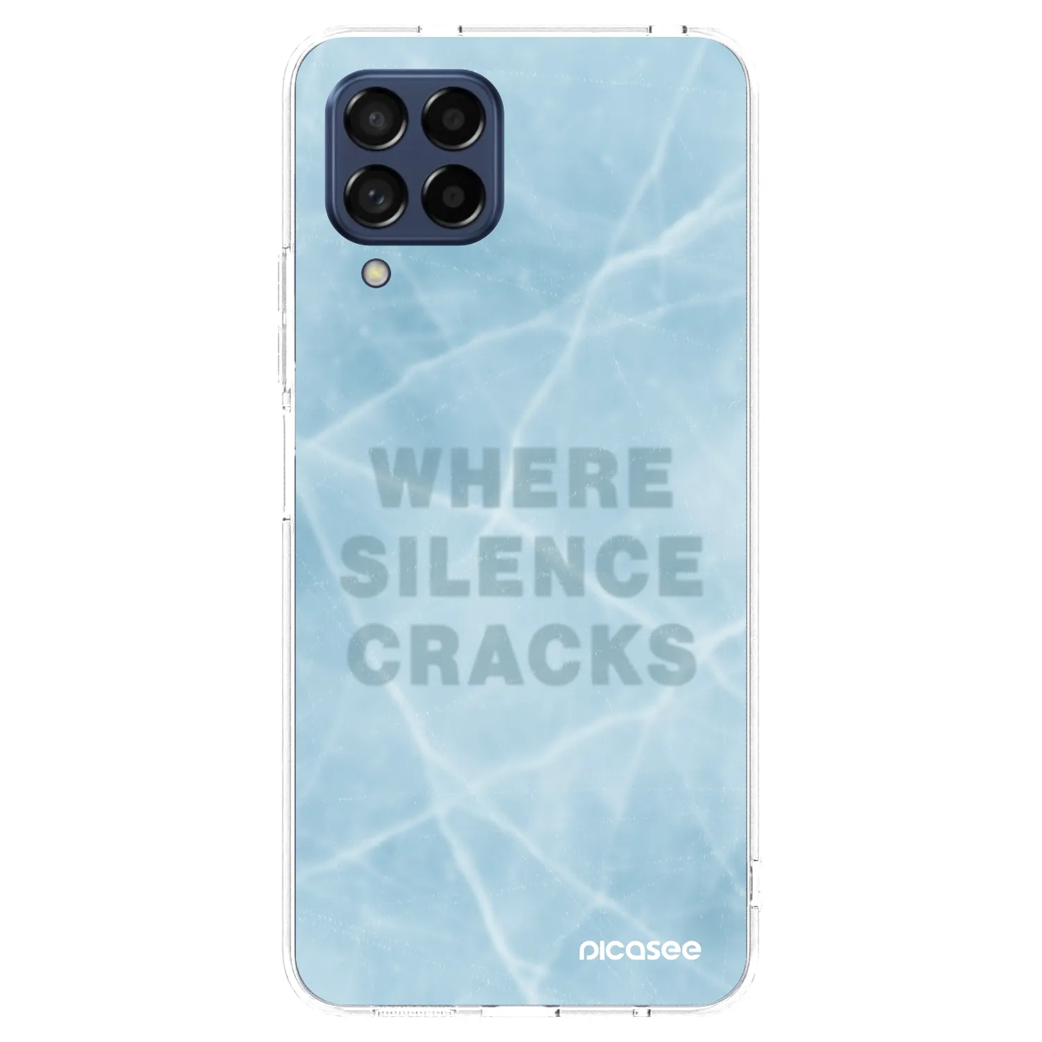 Picasee átlátszó szilikon tok az alábbi mobiltelefonokra Samsung Galaxy M53 5G - SILENCE