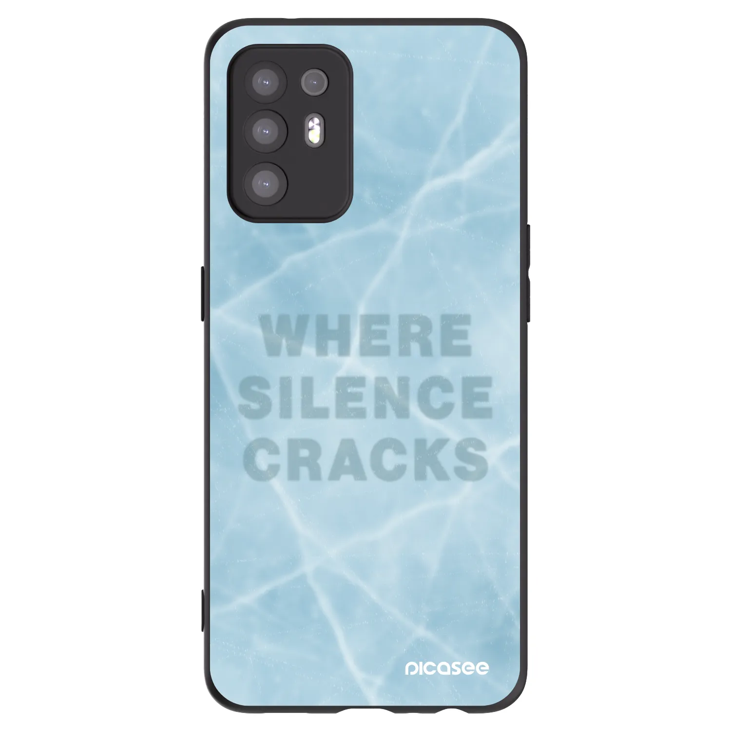 Picasee fekete szilikon tok az alábbi mobiltelefonokra OPPO A94 5G - SILENCE