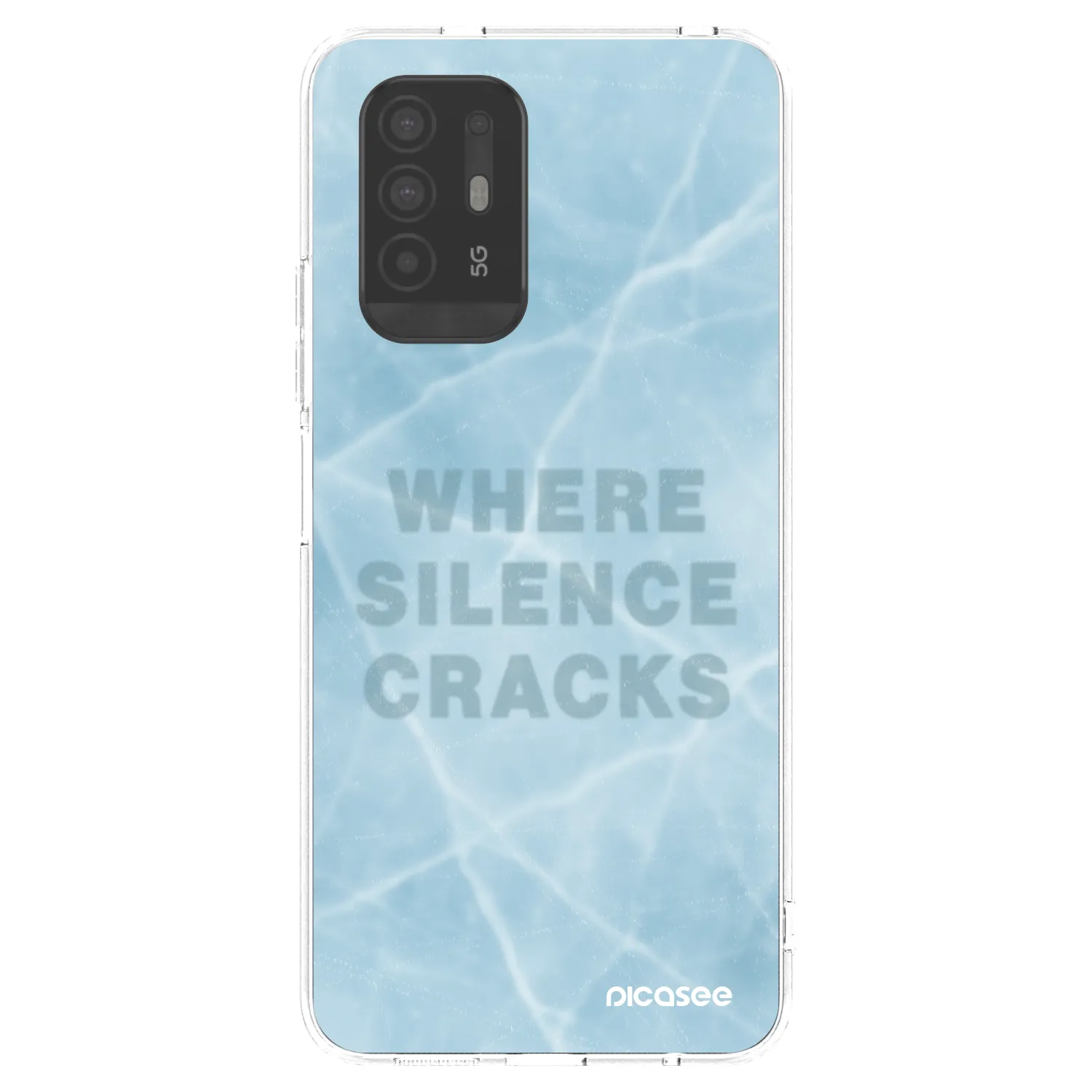 Picasee átlátszó szilikon tok az alábbi mobiltelefonokra OPPO A94 5G - SILENCE