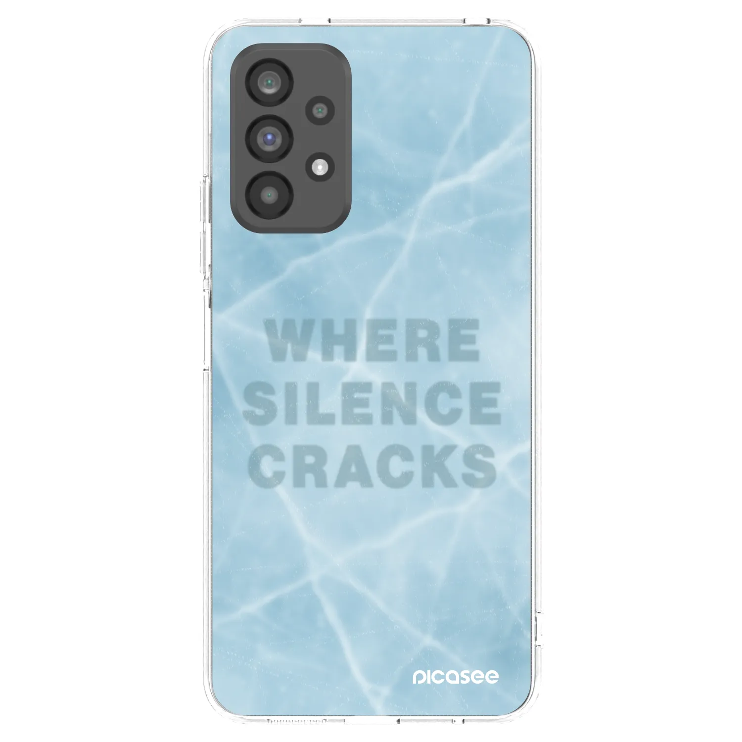 Picasee átlátszó szilikon tok az alábbi mobiltelefonokra Samsung Galaxy A73 5G - SILENCE