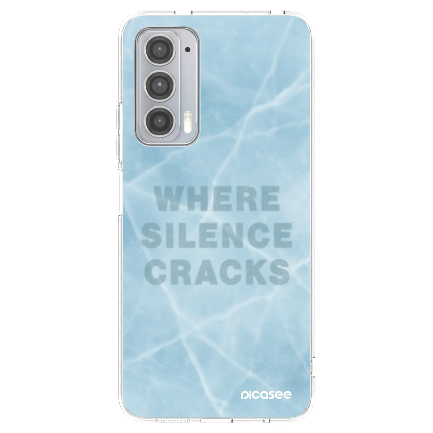 Picasee átlátszó szilikon tok az alábbi mobiltelefonokra Motorola Edge 20 - SILENCE