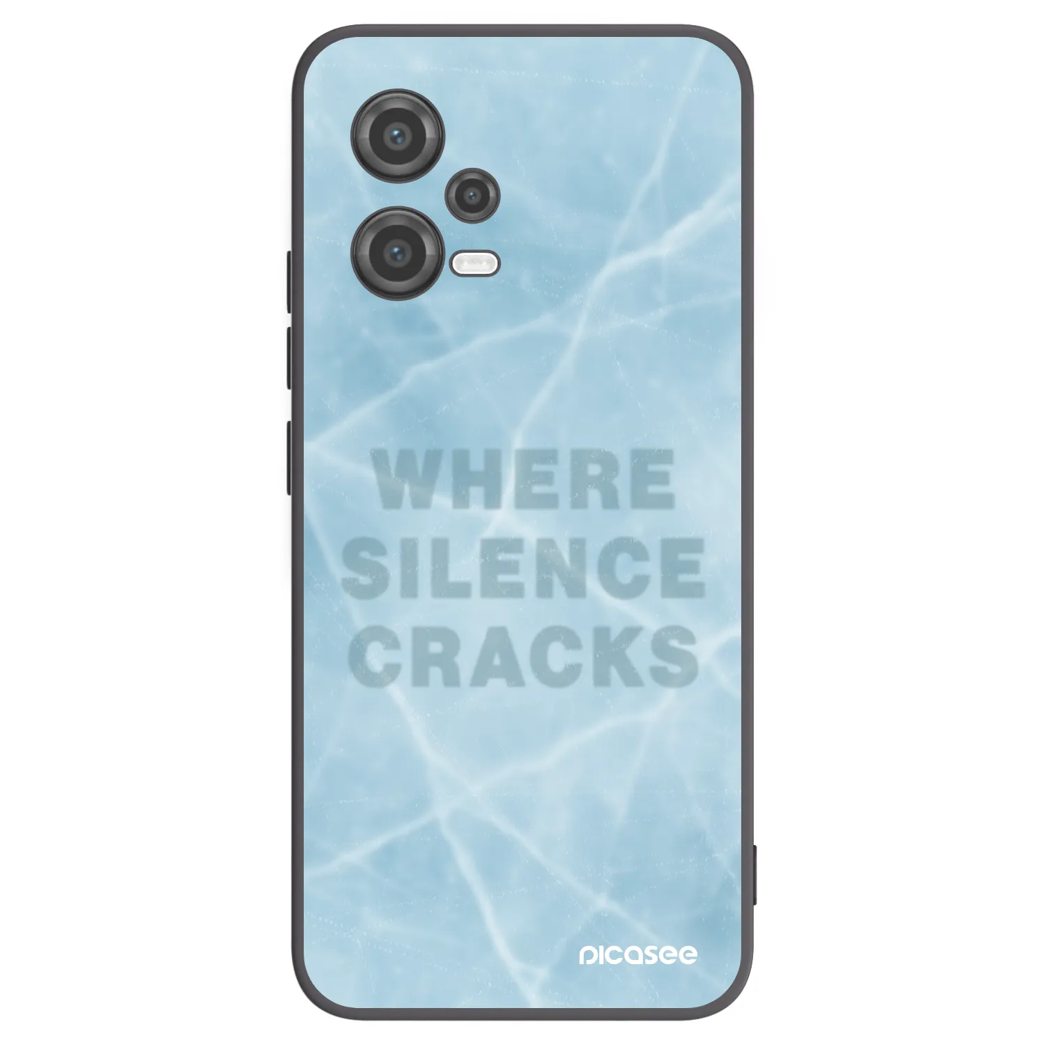 Picasee fekete szilikon tok az alábbi mobiltelefonokra Xiaomi Poco X5 - SILENCE