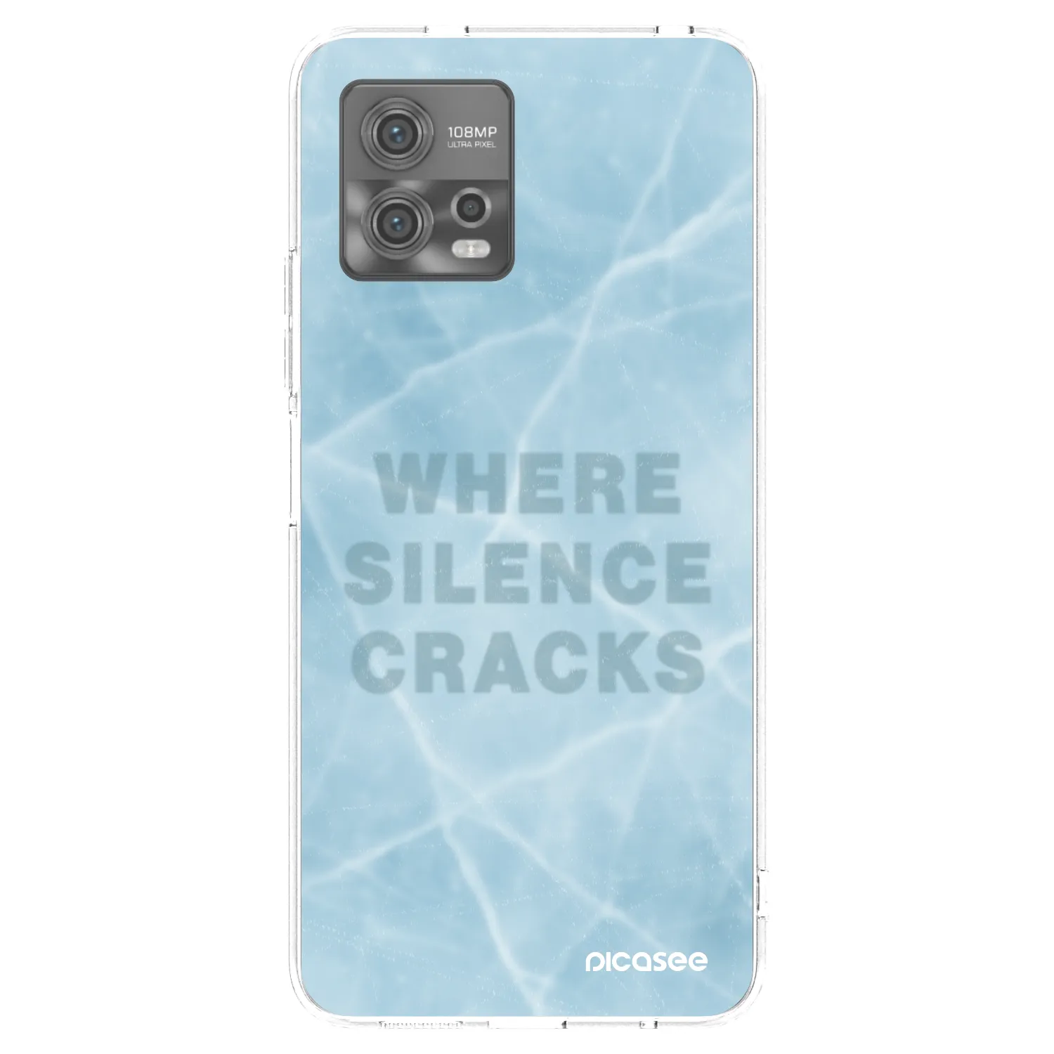 Picasee átlátszó szilikon tok az alábbi mobiltelefonokra Motorola Moto G72 - SILENCE