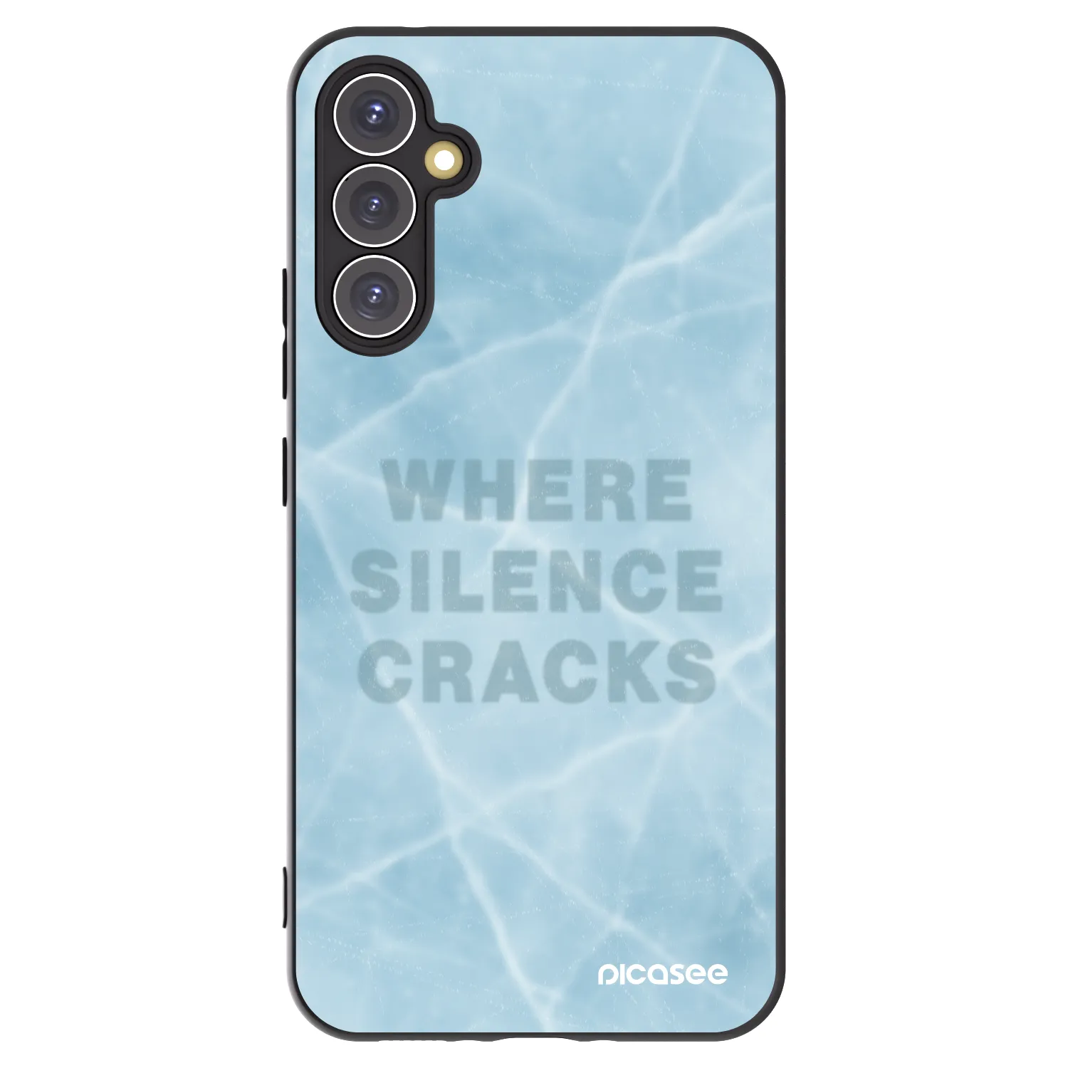 Picasee fekete szilikon tok az alábbi mobiltelefonokra Samsung Galaxy A34 5G A346B - SILENCE