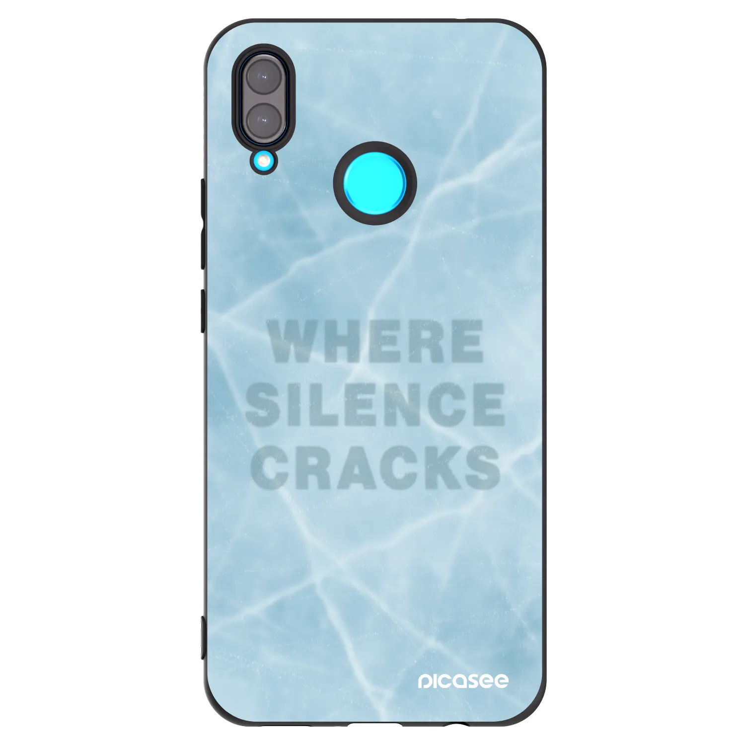 Picasee fekete szilikon tok az alábbi mobiltelefonokra Huawei Nova 3i - SILENCE