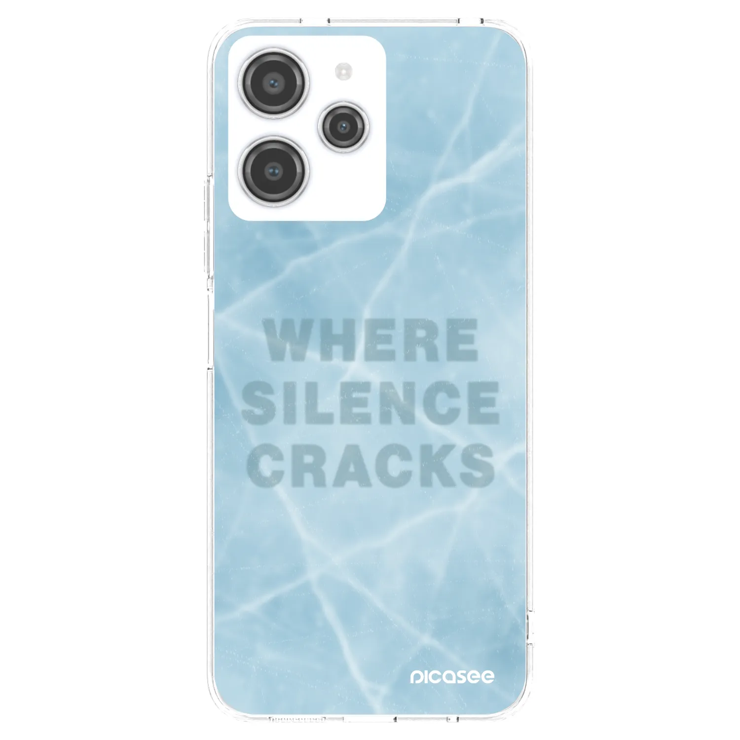 Picasee átlátszó szilikon tok az alábbi mobiltelefonokra Xiaomi Redmi 12 4G - SILENCE