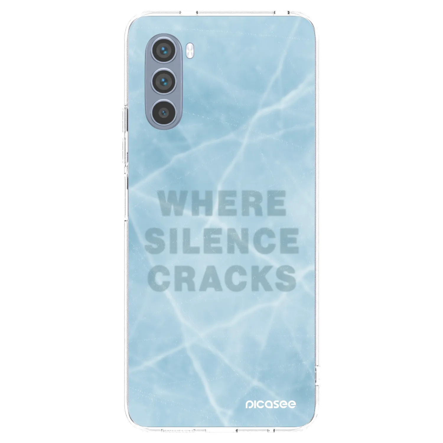 Picasee átlátszó szilikon tok az alábbi mobiltelefonokra Motorola Moto G62 - SILENCE