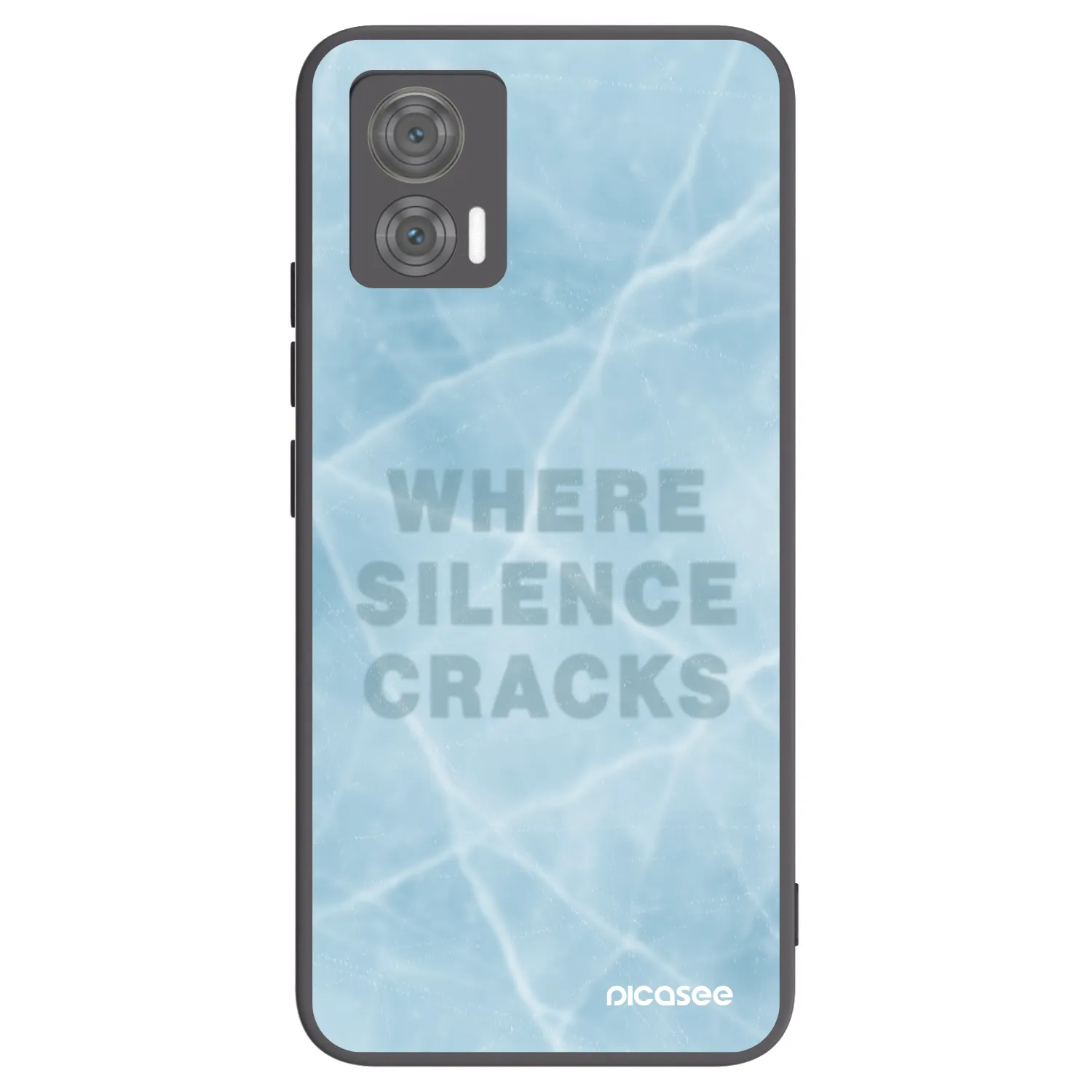 Picasee fekete szilikon tok az alábbi mobiltelefonokra Motorola Edge 30 Neo - SILENCE