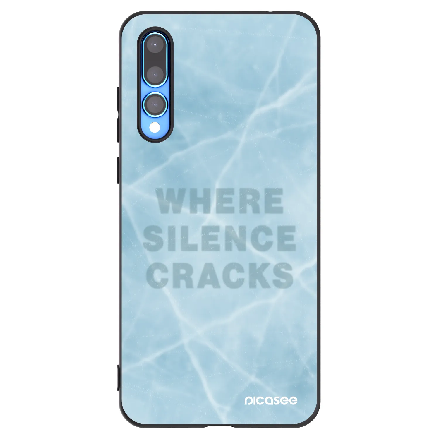 Picasee fekete szilikon tok az alábbi mobiltelefonokra Huawei P20 Pro - SILENCE